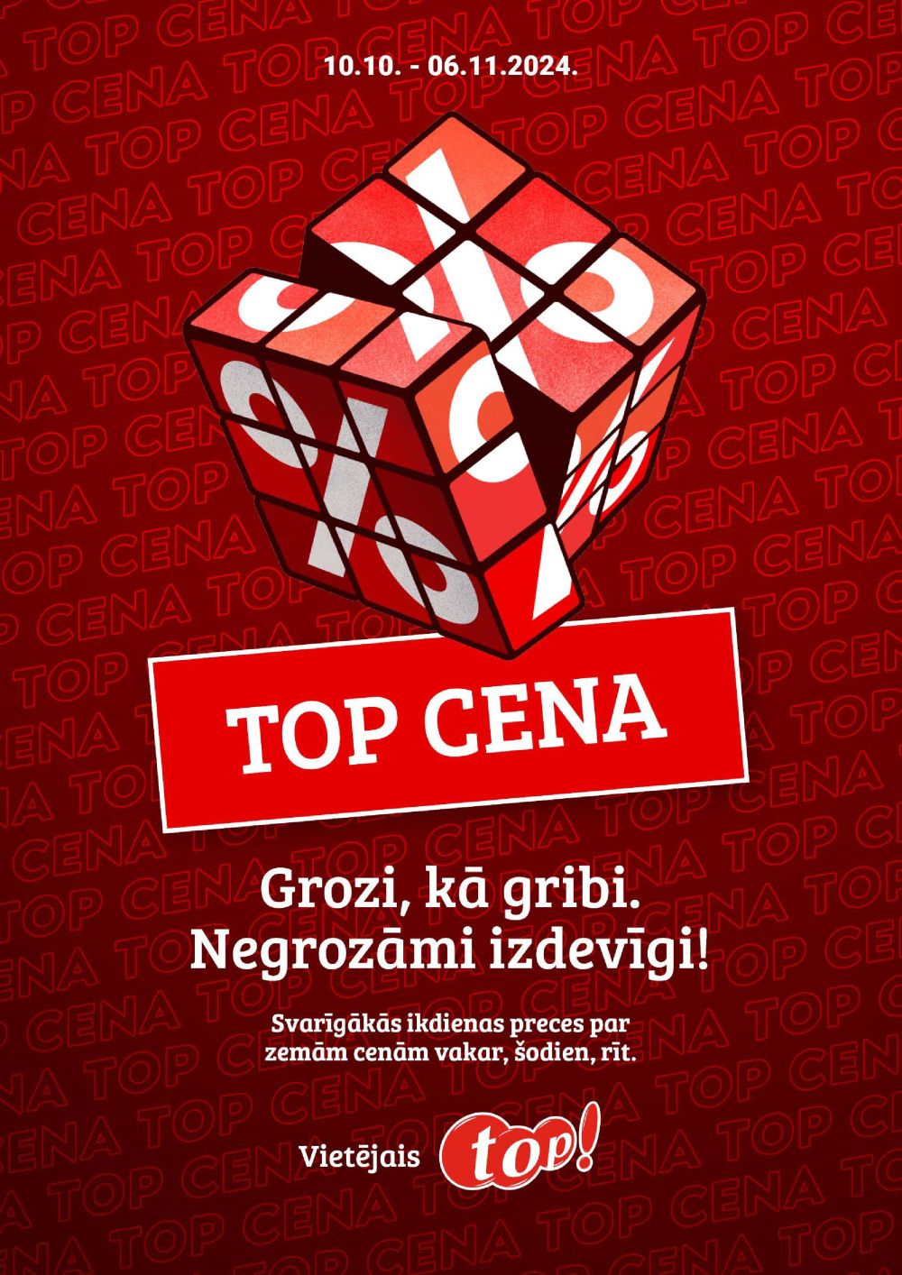 top - TOP! - TOP CENA buklets (10.10.2024 - 06.11.2024) - page: 1