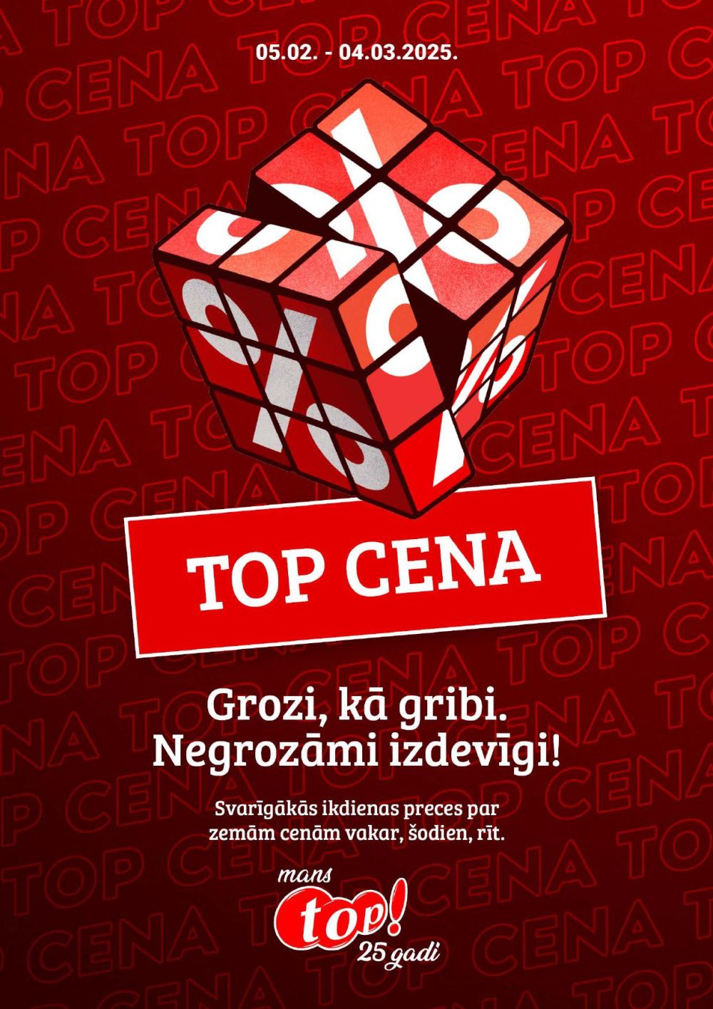 top - TOP! - TOP CENA buklets (05.02.2025 - 04.03.2025)