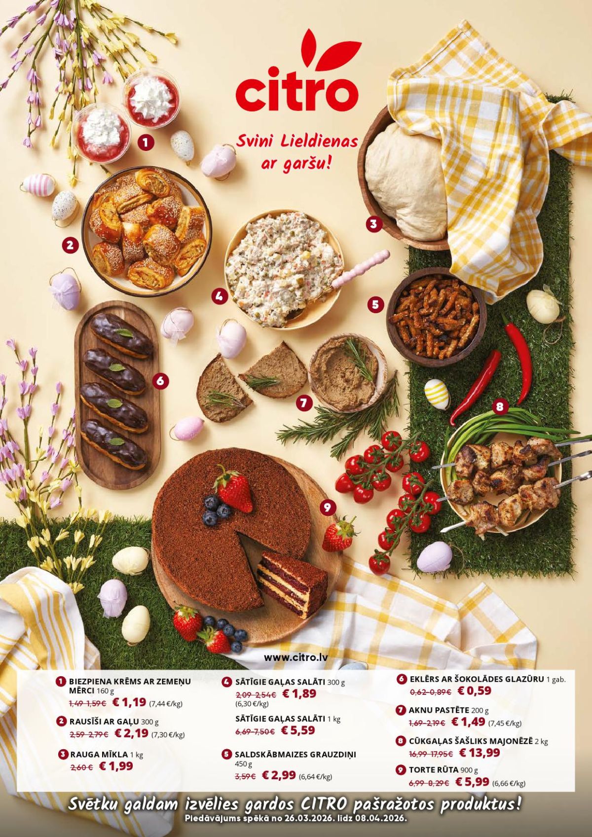 citro - CITRO - Lieldienu katalogu (26.03.2026 - 08.04.2026) - page: 1