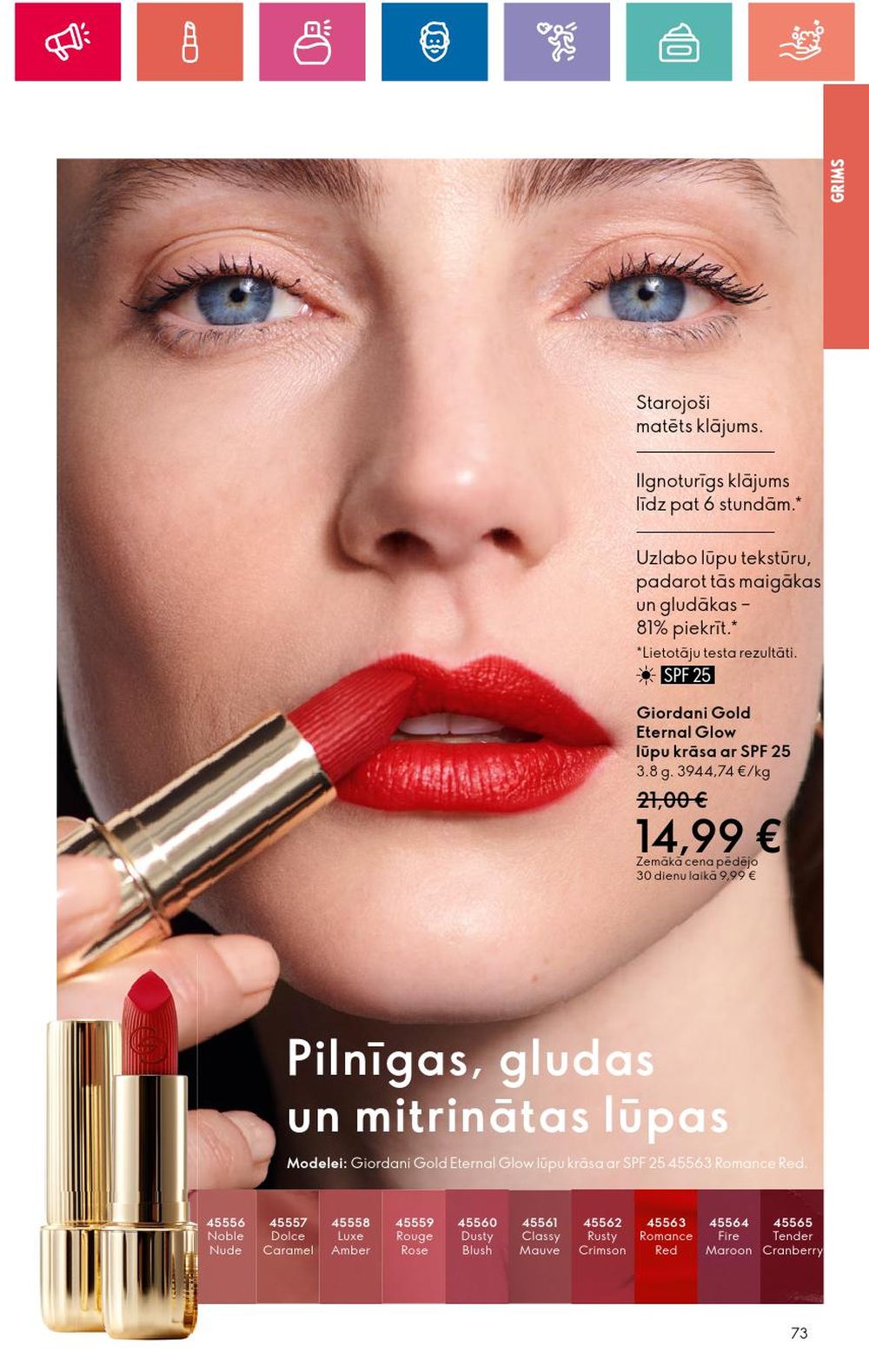 oriflame - ORIFLAME - Katalogs 17 (05 12 2024 - 04 01 2025) - page: 73