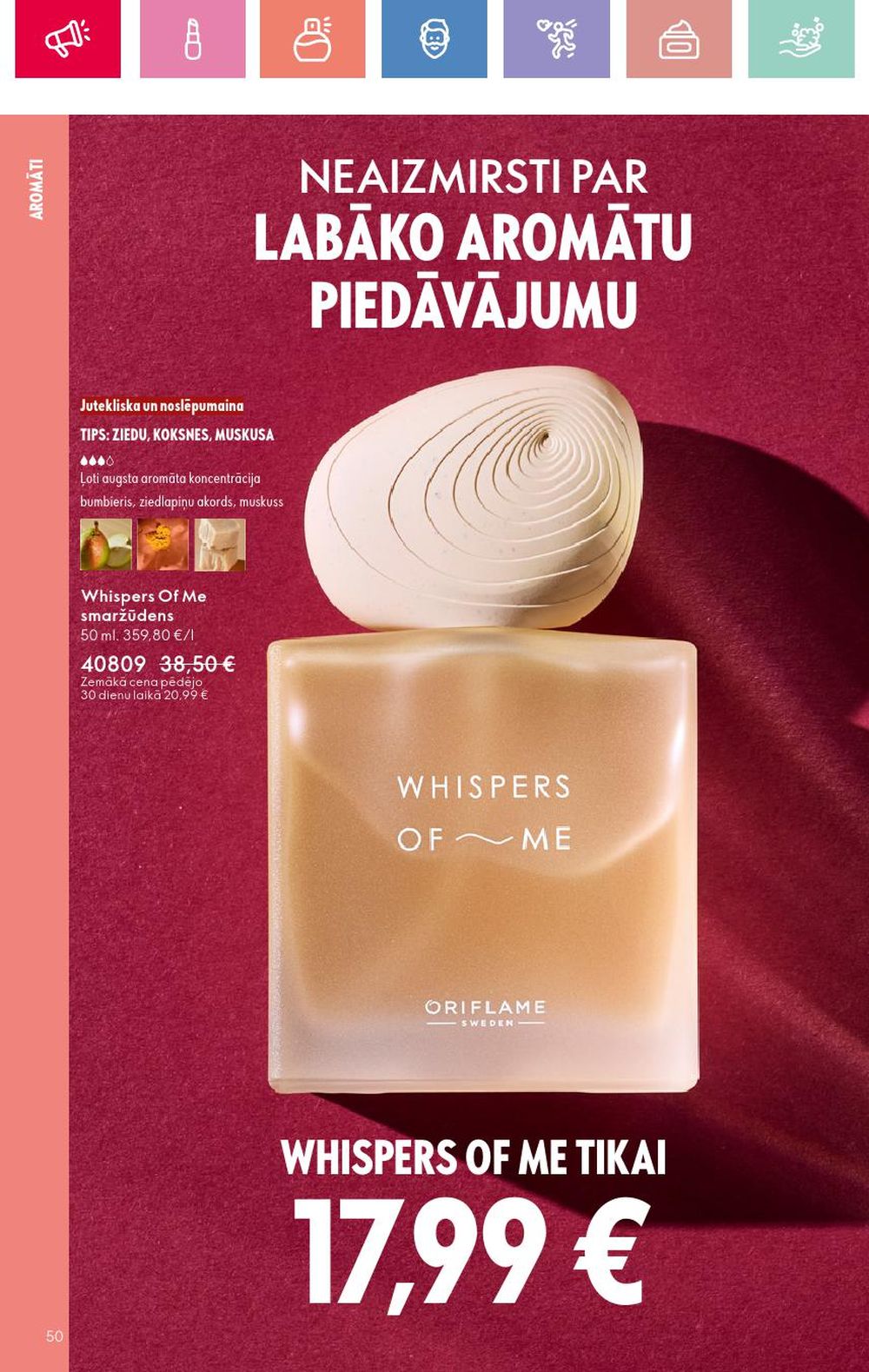 oriflame - ORIFLAME - Katalogs 9 (22 06 2025 - 12 07 2025) - page: 50