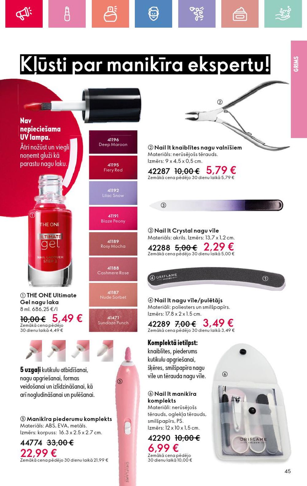 oriflame - ORIFLAME - Katalogs 10 (13.07.2025 - 02.08.2025) - page: 45 oriflame - ORIFLAME - Katalogs 10 (13.07.2025 - 02.08.2025) - page: 45