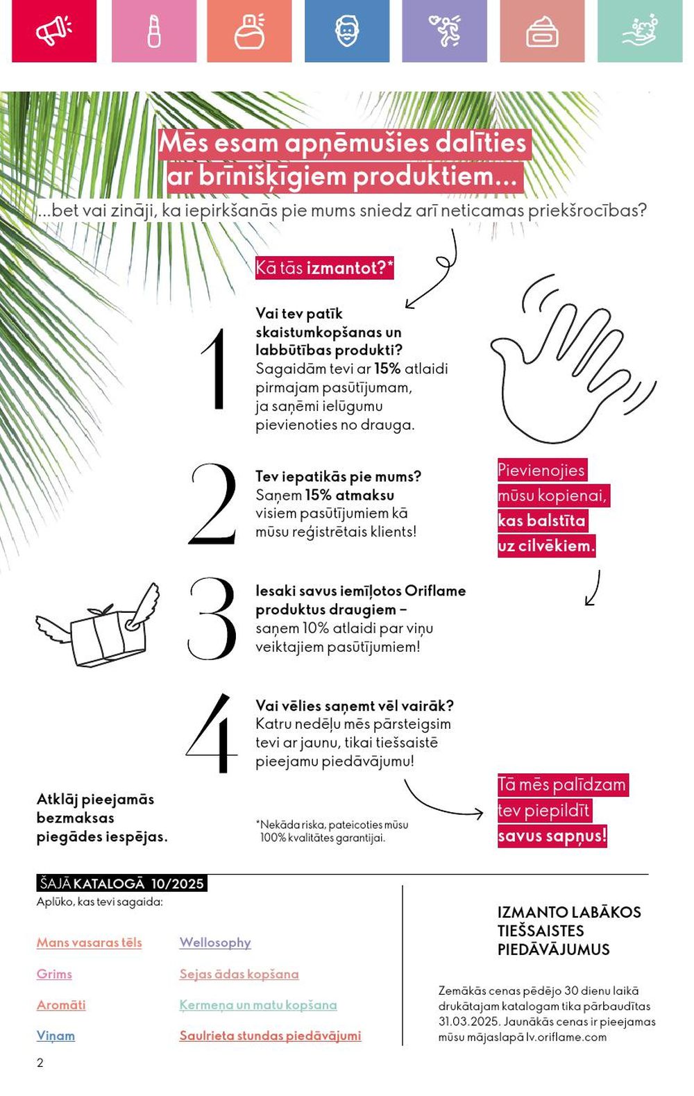 oriflame - ORIFLAME - Katalogs 10 (13.07.2025 - 02.08.2025) - page: 2 oriflame - ORIFLAME - Katalogs 10 (13.07.2025 - 02.08.2025) - page: 2
