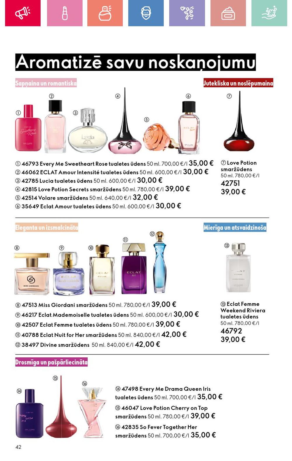 oriflame - ORIFLAME - Katalogs 12 (24.08.2025 - 13.09.2025) - page: 42 oriflame - ORIFLAME - Katalogs 12 (24.08.2025 - 13.09.2025) - page: 42
