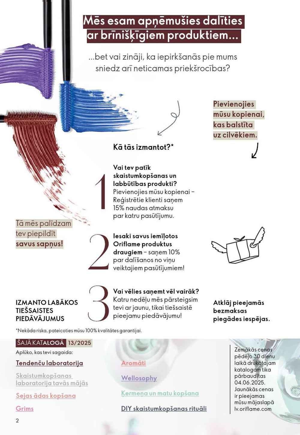 oriflame - ORIFLAME - Katalogs 13 (14.09.2025 - 07.10.2025) - page: 2 oriflame - ORIFLAME - Katalogs 13 (14.09.2025 - 07.10.2025) - page: 2