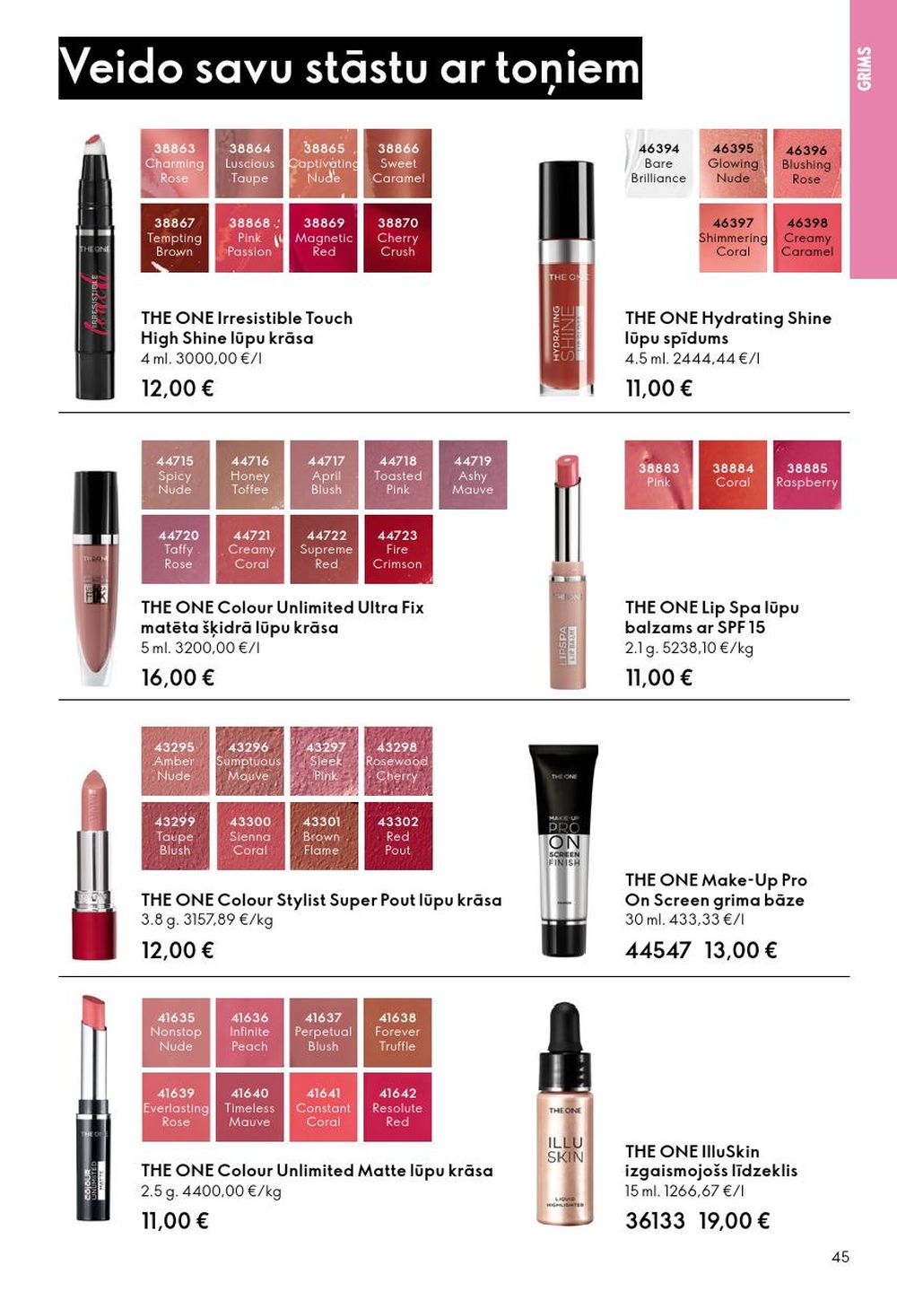 oriflame - ORIFLAME - Katalogs 14 (08.10.2025 - 28.10.2025) - page: 45 oriflame - ORIFLAME - Katalogs 14 (08.10.2025 - 28.10.2025) - page: 45