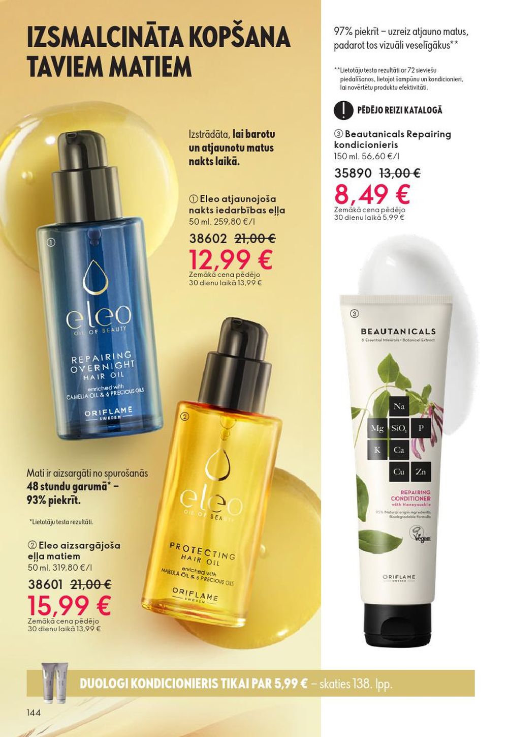 oriflame - ORIFLAME - Katalogs 16 (19.11.2025 - 09.12.2025) - page: 144