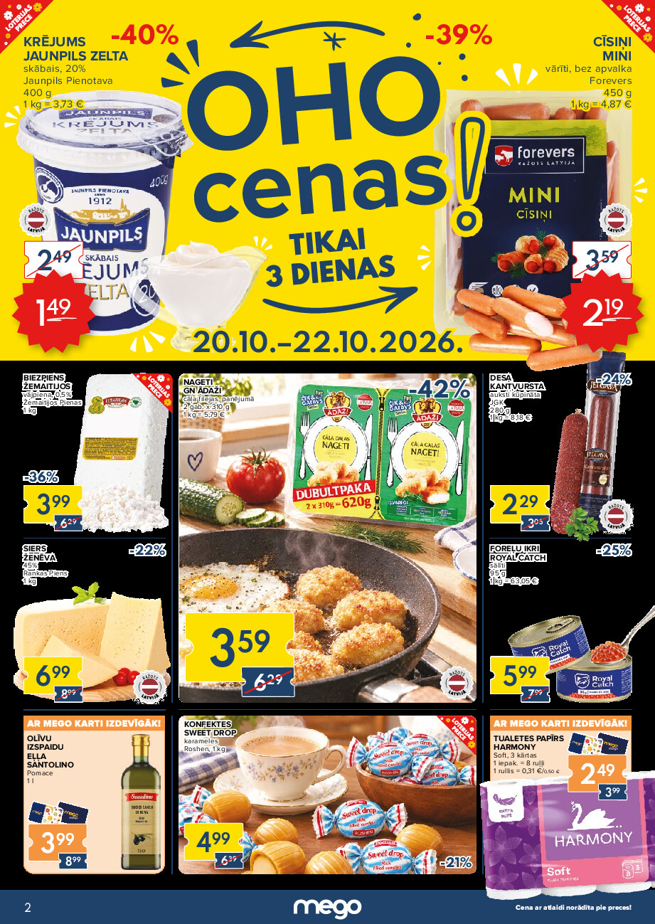 mego - Kas labs šonedēļ? Buklets Nr. 43 (2026-10-19 - 2026-10-25) - page: 2