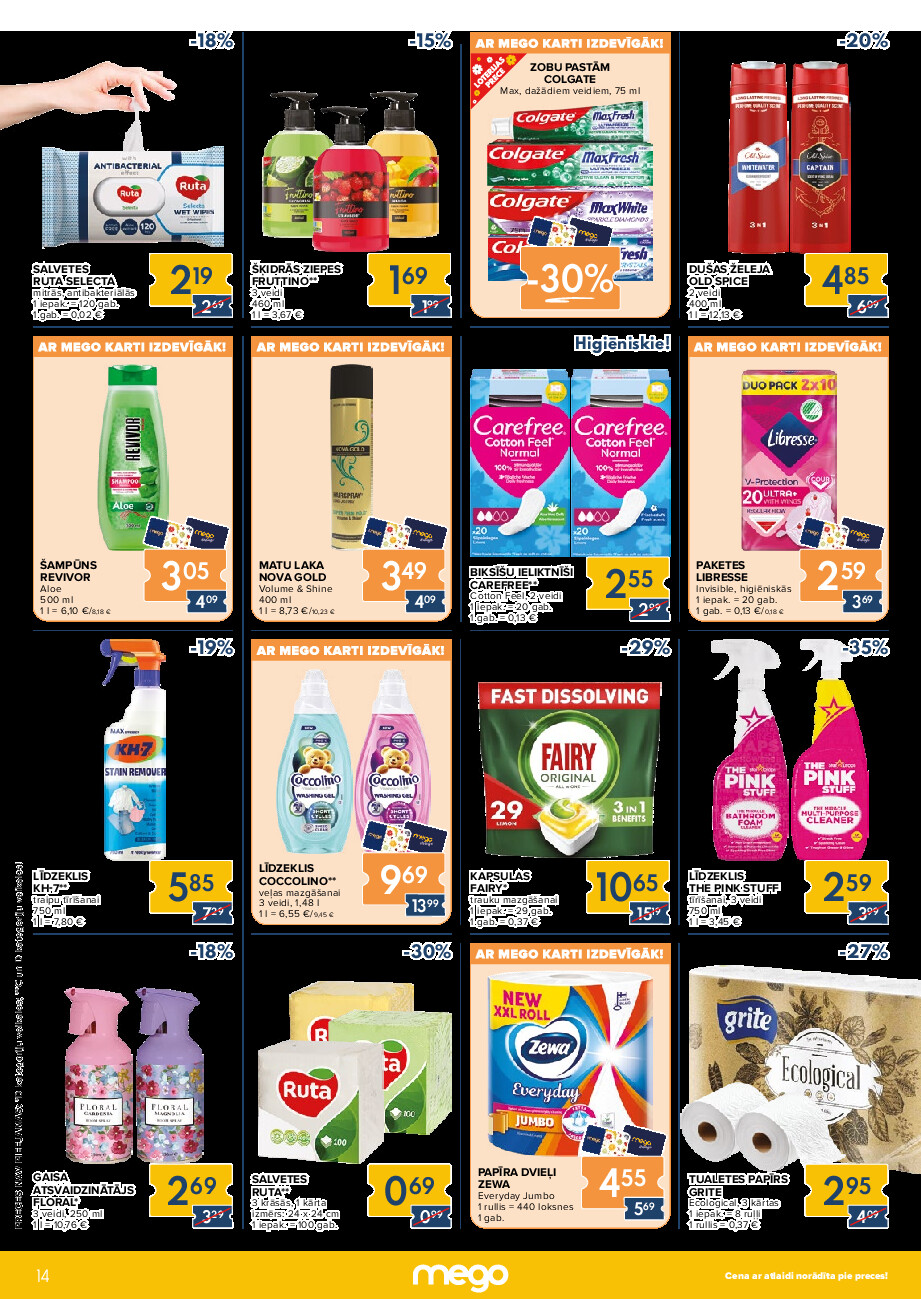 mego - Kas labs šonedēļ? Buklets Nr. 43 (2026-10-19 - 2026-10-25) - page: 14