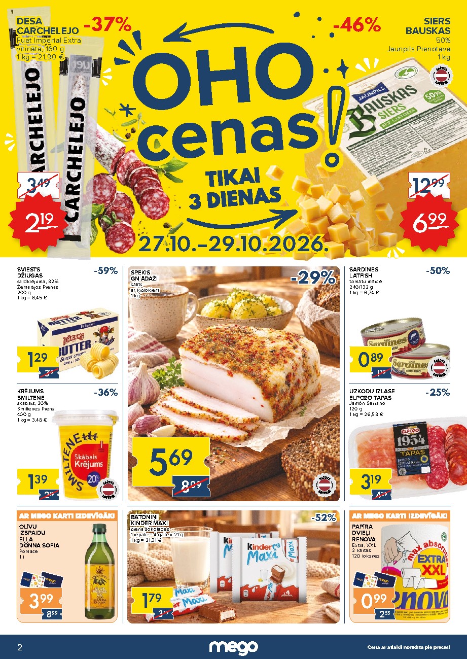 mego - Tikai 3 dienas! (2026-10-20 - 2026-10-22)