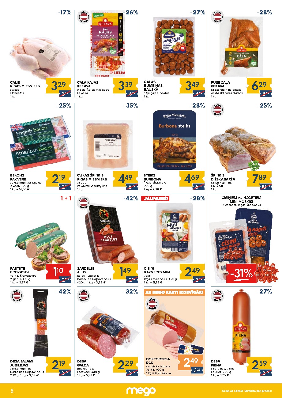 mego - Kas labs šonedēļ? Buklets Nr.44 (2026-10-26 - 2026-11-01) - page: 8