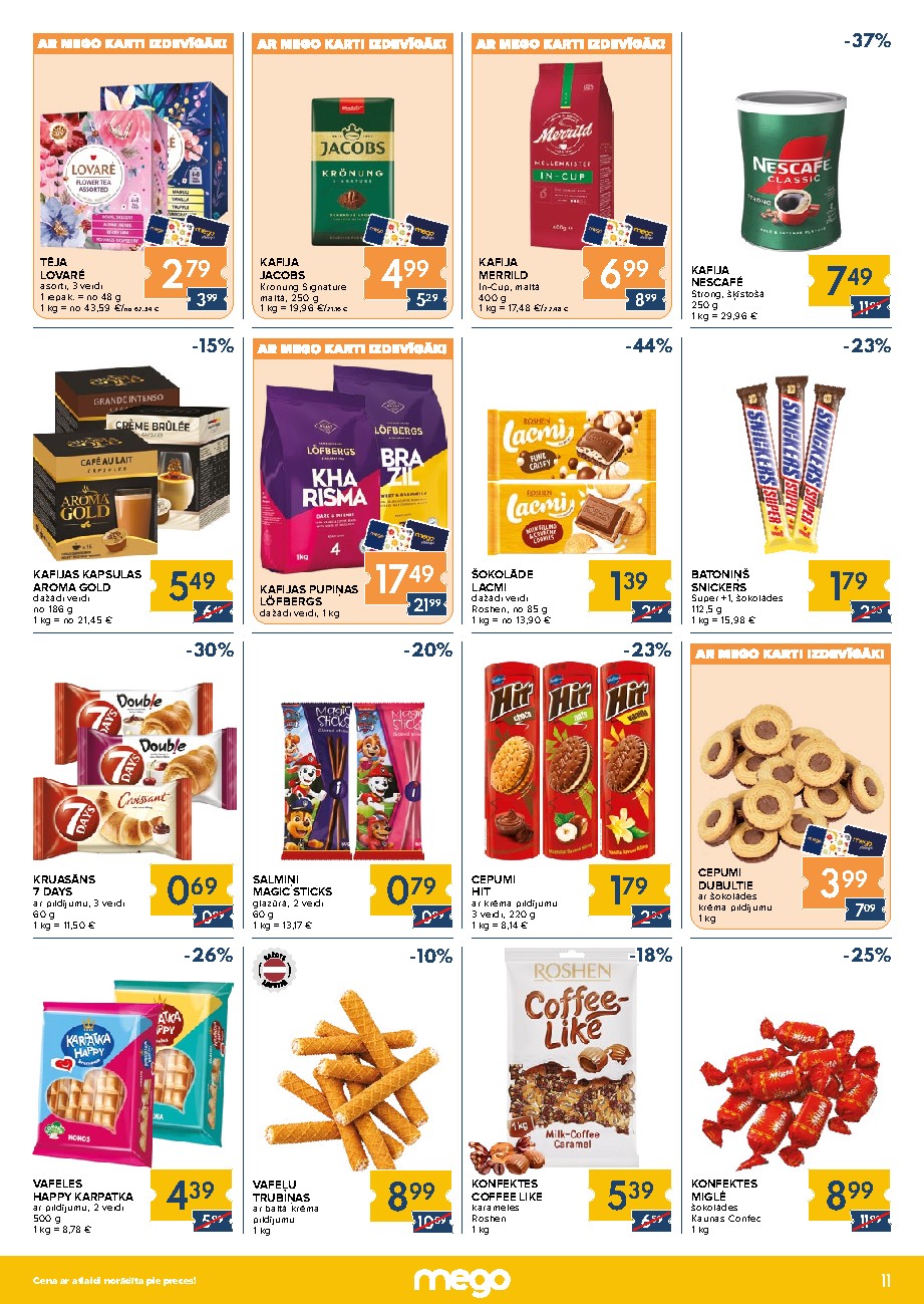 mego - Kas labs šonedēļ? Buklets Nr. 45 (2026-11-02 - 2026-11-08) - page: 11