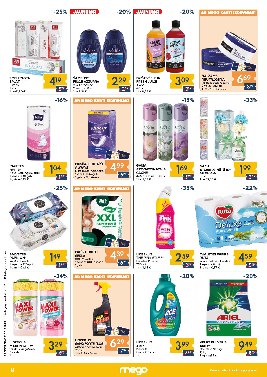 mego - Kas labs šonedēļ? Buklets Nr. 45 (2026-11-02 - 2026-11-08) - page: 14