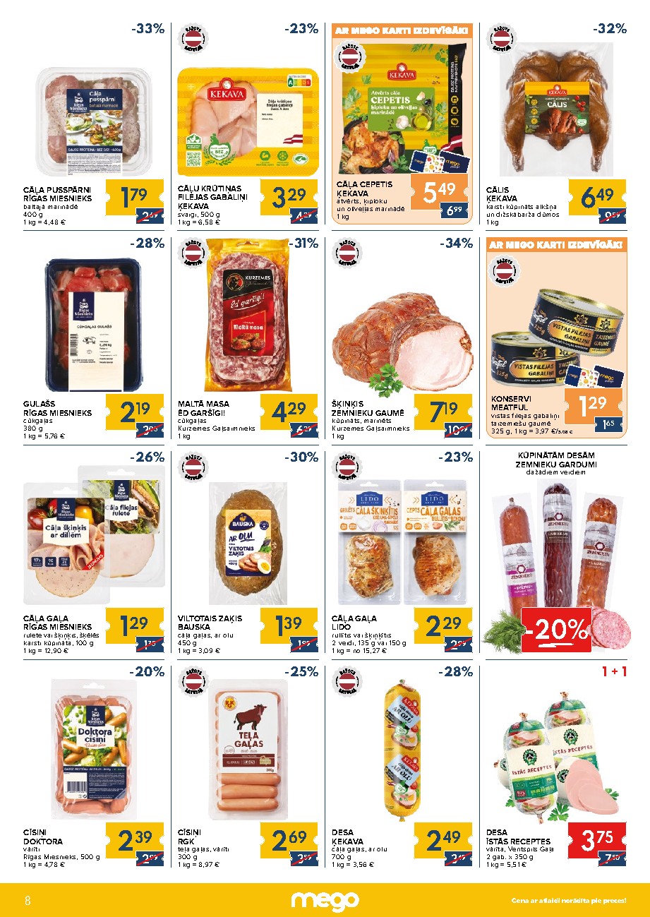 mego - Kas labs šonedēļ? Buklets Nr. 45 (2026-11-02 - 2026-11-08) - page: 8
