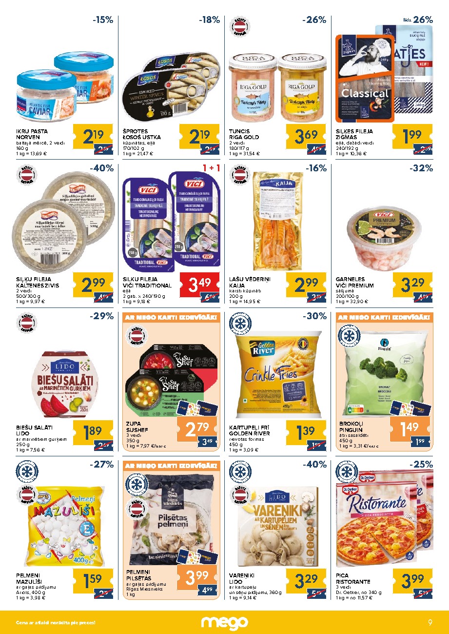 mego - Kas labs šonedēļ? Buklets Nr. 45 (2026-11-02 - 2026-11-08) - page: 9