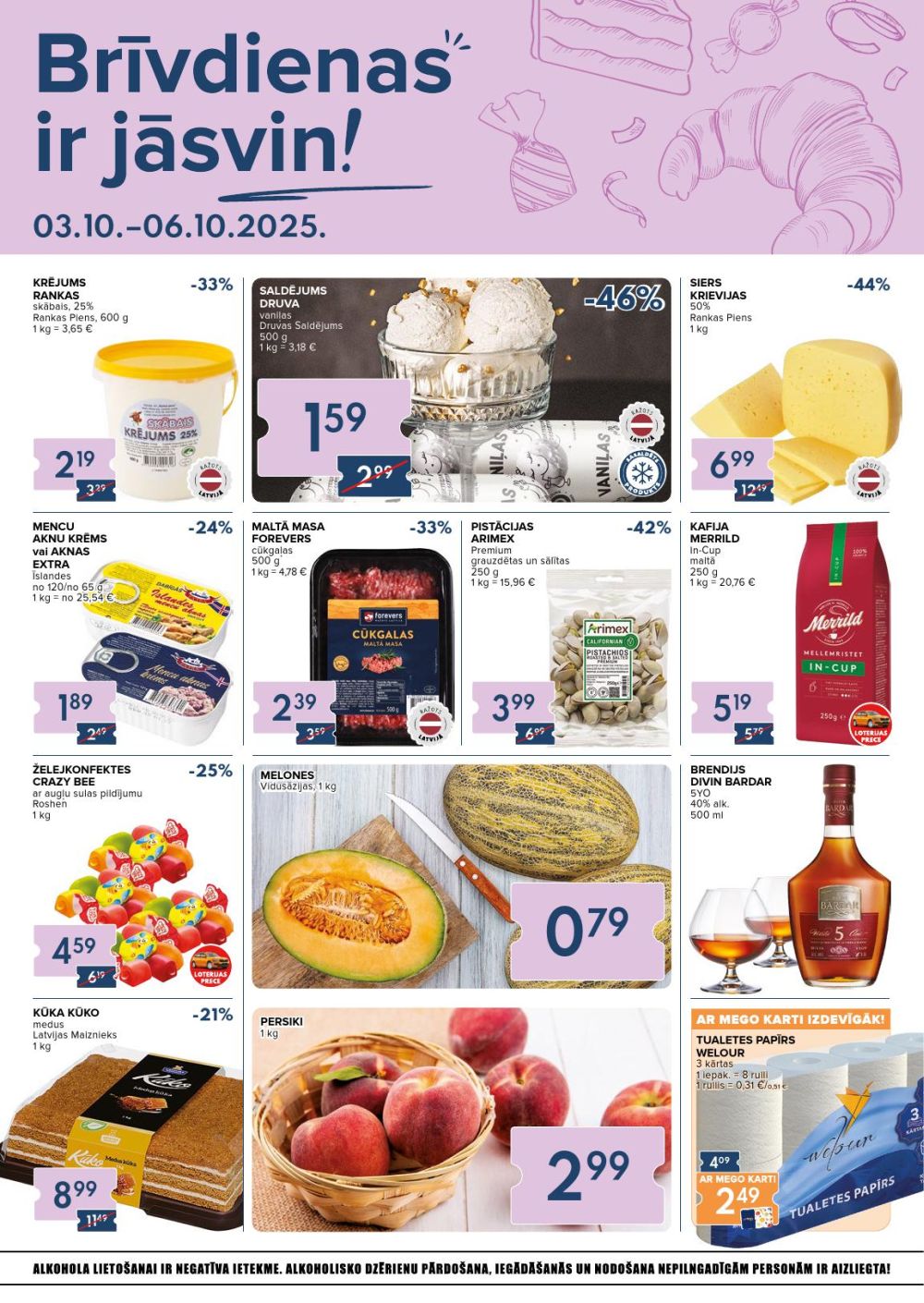 mego - MEGO - Brīvdienas jāsvin (03.10.2025 - 06.10.2025)