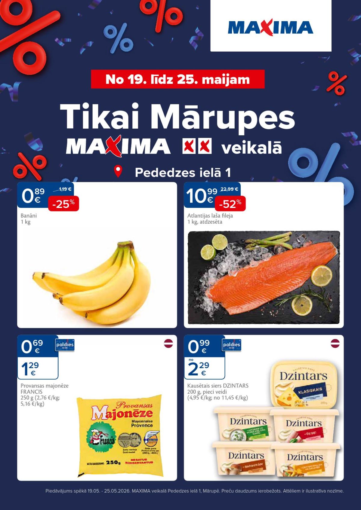 maxima - MAXIMA - Tikai Mārupe, Pededzes iela 1 (19.05.2026 - 25.05.2026) - page: 1