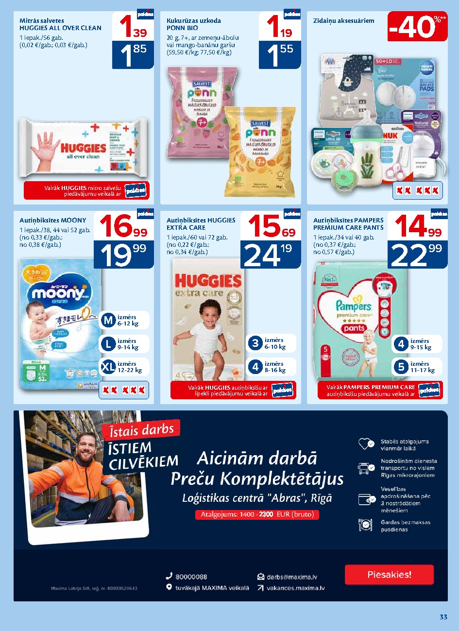 maxima - Maximāli izdevīgas brīvdienas (2026-10-22 - 2026-10-26) - page: 33