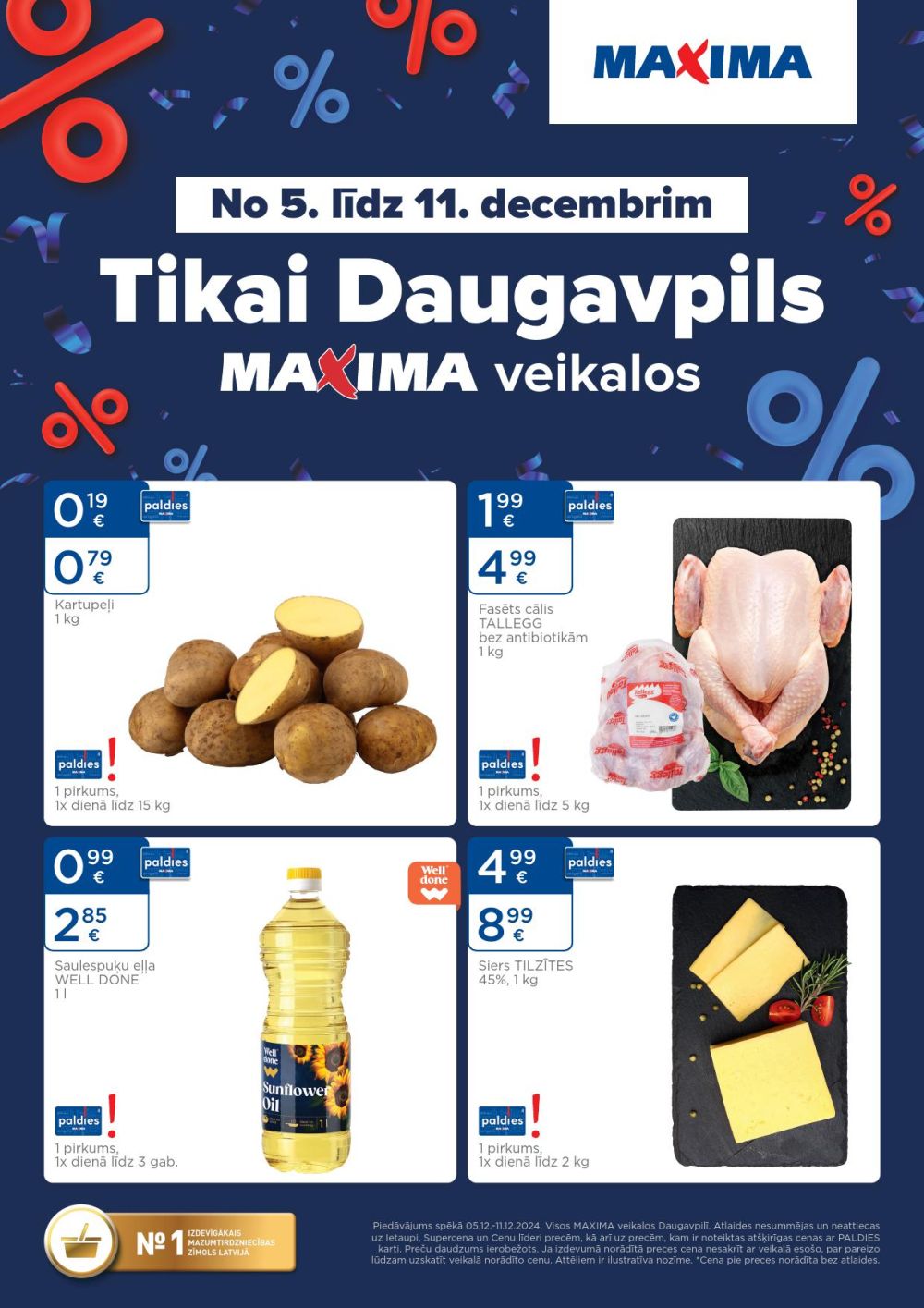 maxima - MAXIMA - Tikai Daugavpils veikali (05.12.2024 - 11.12.2024)