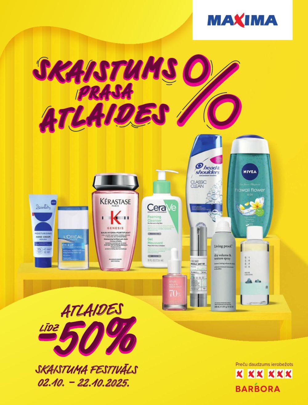 maxima - MAXIMA - Skaistuma Festivāls (02.10.2025 - 22.10.2025)