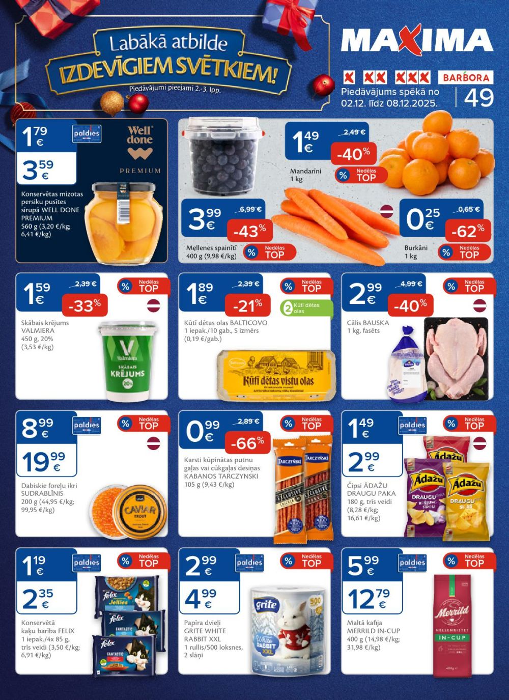 maxima - MAXIMA X XX XXX (02.12.2025 - 08.12.2025)