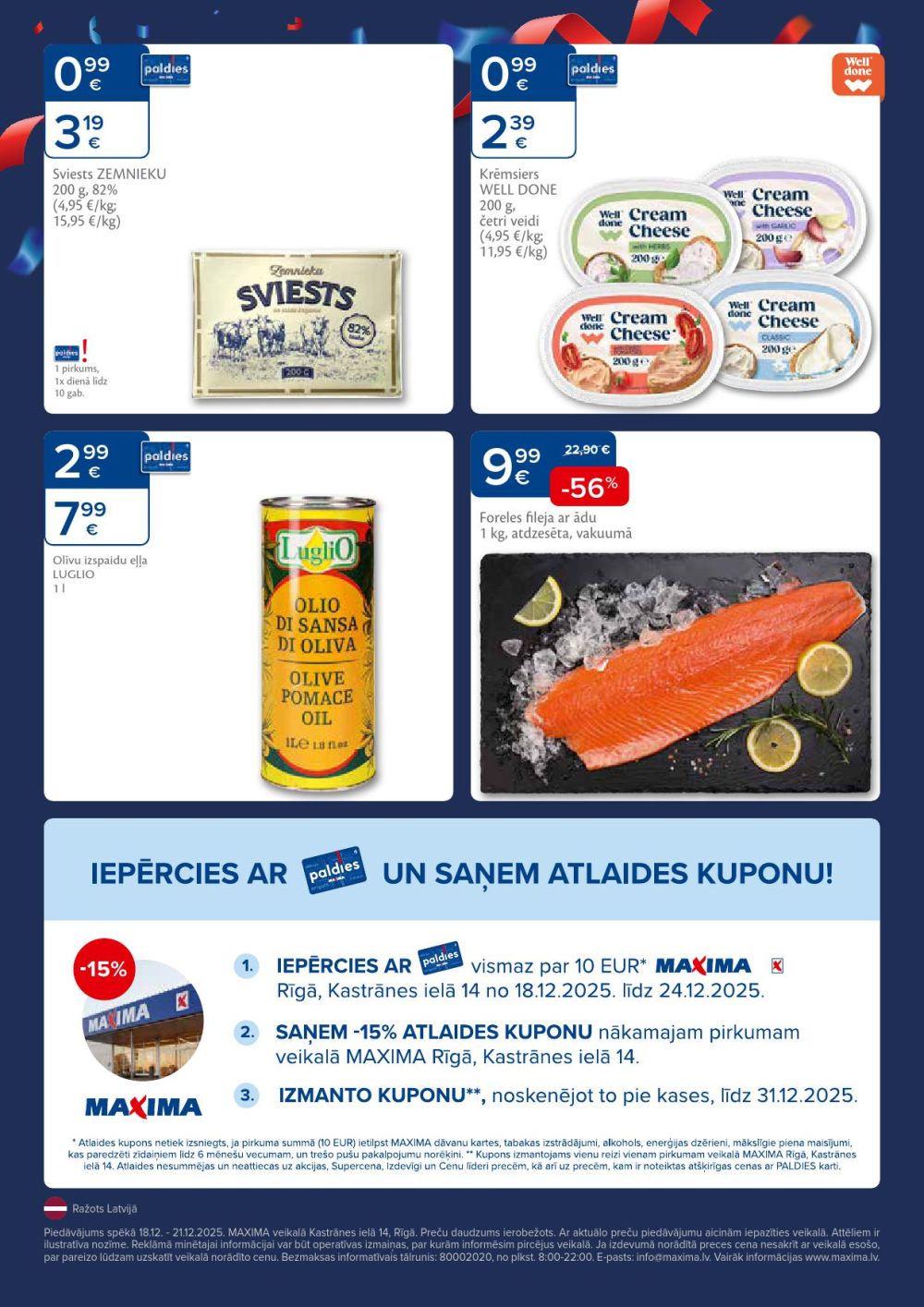 maxima - MAXIMA - Atklāj veikalu, Rīga, Kastrānes iela 14 (18.12.2025 - 22.12.2025) - page: 2