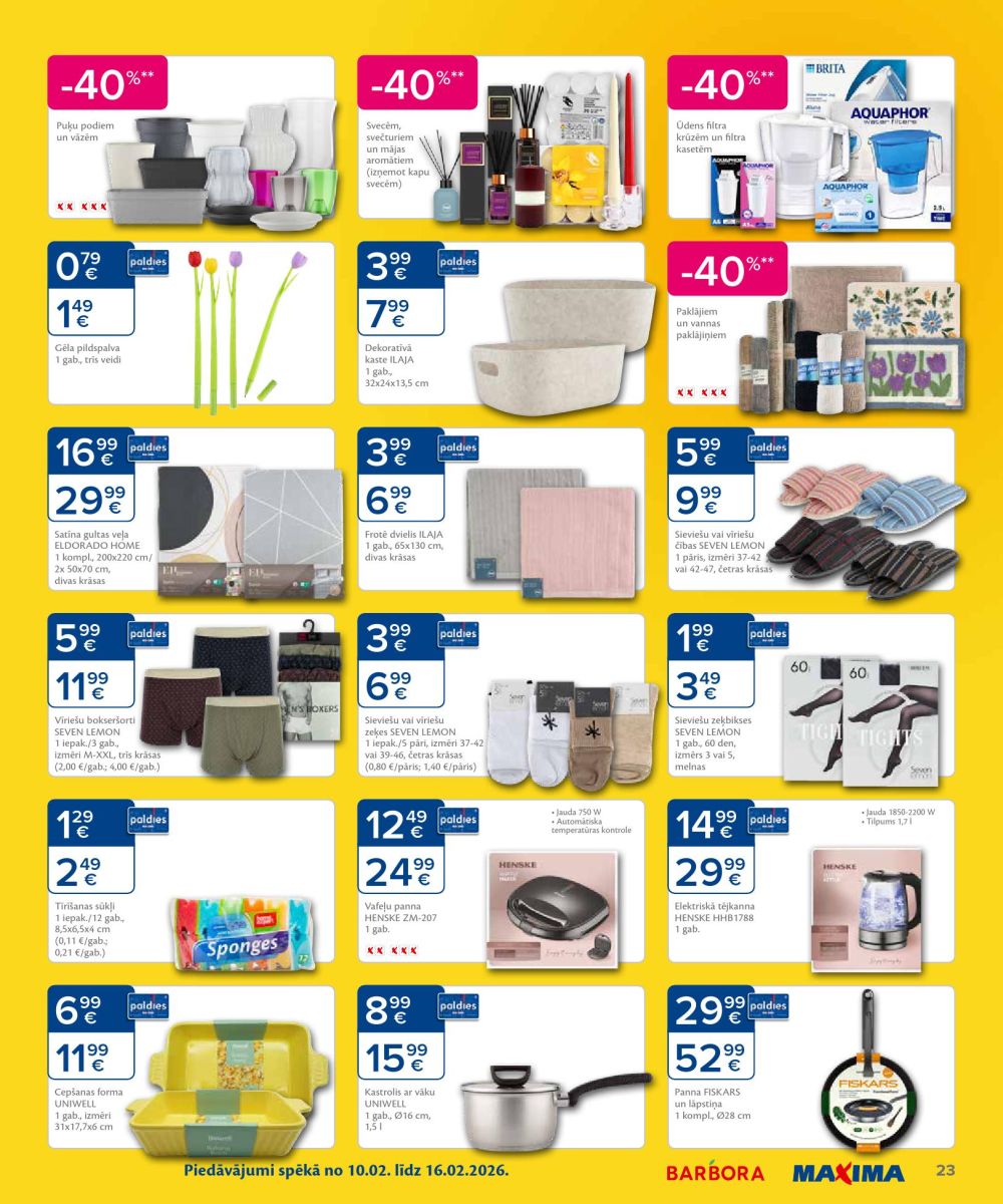 maxima - MAXIMA X XX XXX (10.02.2026 - 16.02.2026) - page: 23