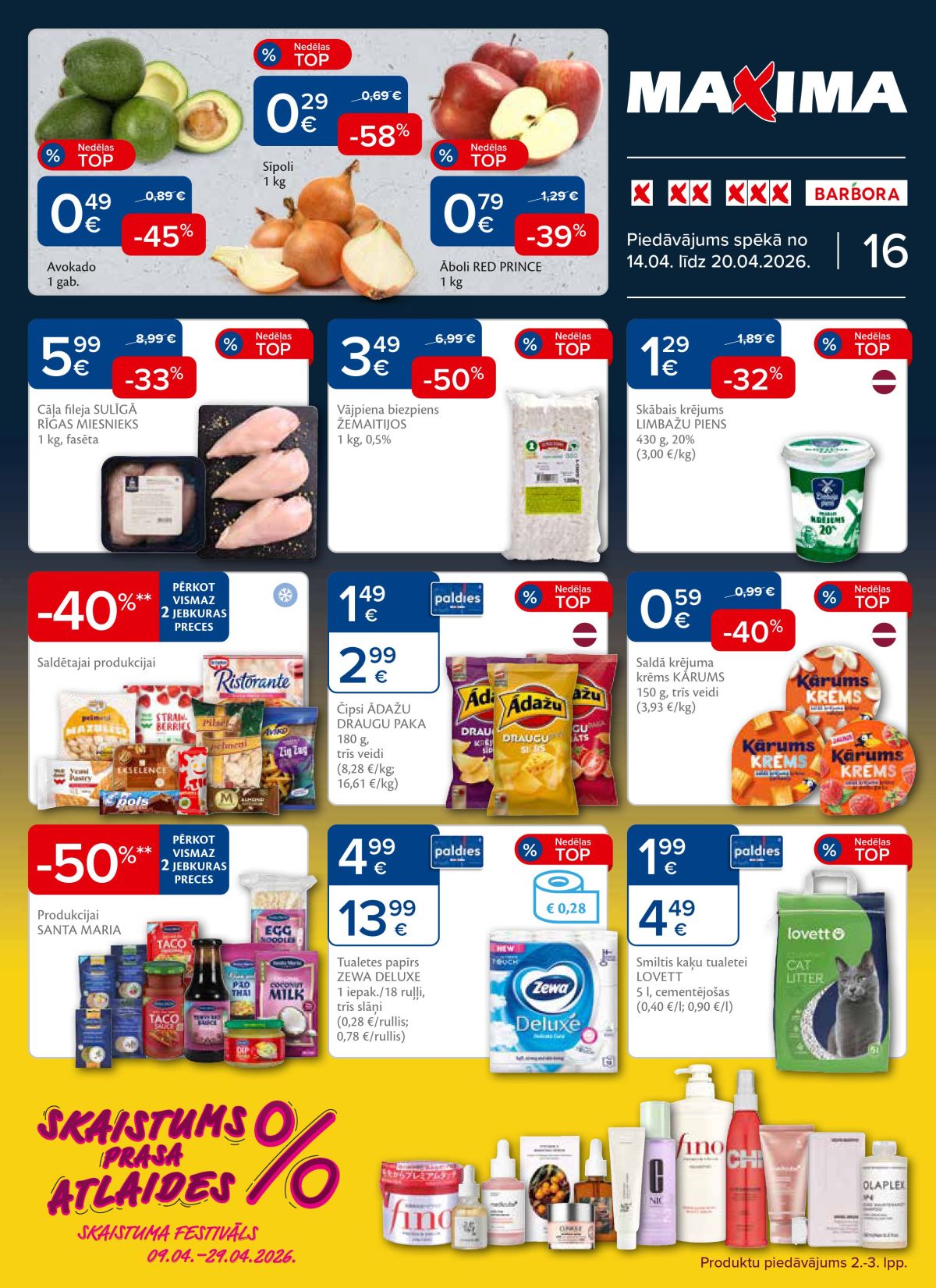 maxima - MAXIMA X XX XXX (14.04.2026 - 20.04.2026) - page: 1