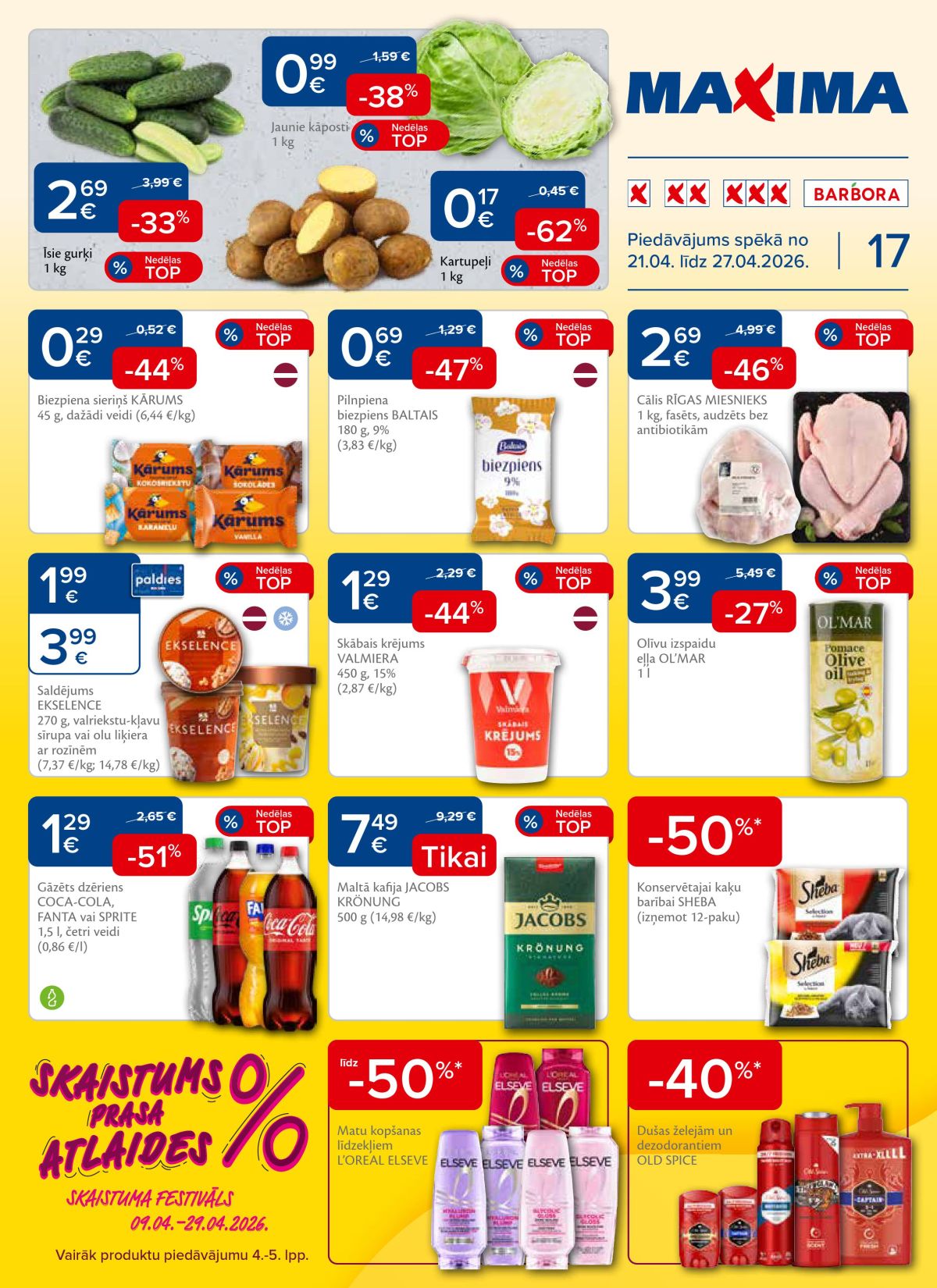 maxima - MAXIMA X XX XXX (21.04.2026 - 27.04.2026) - page: 1