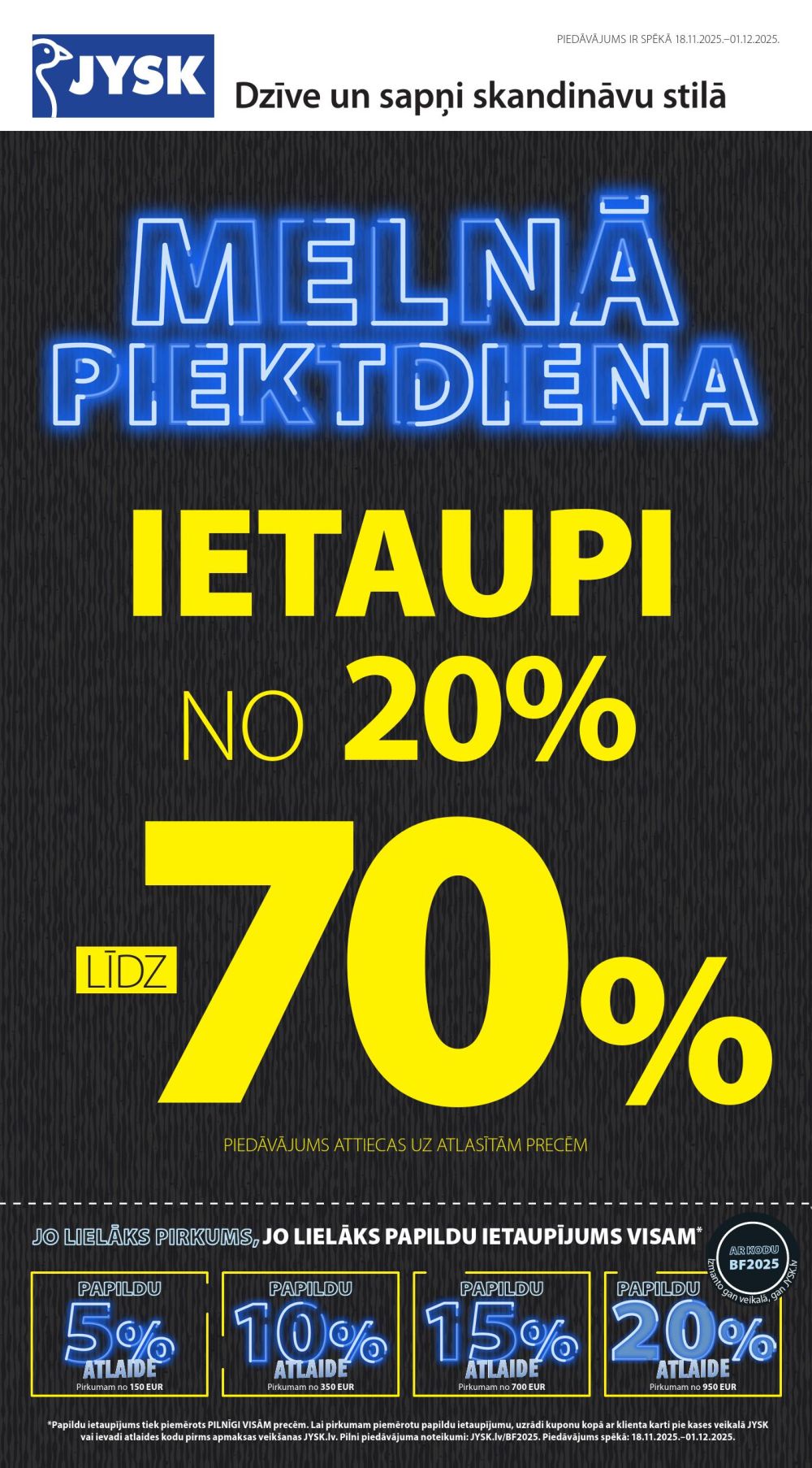 jysk - JYSK (18 11 2025 - 01 12 2025) - page: 1