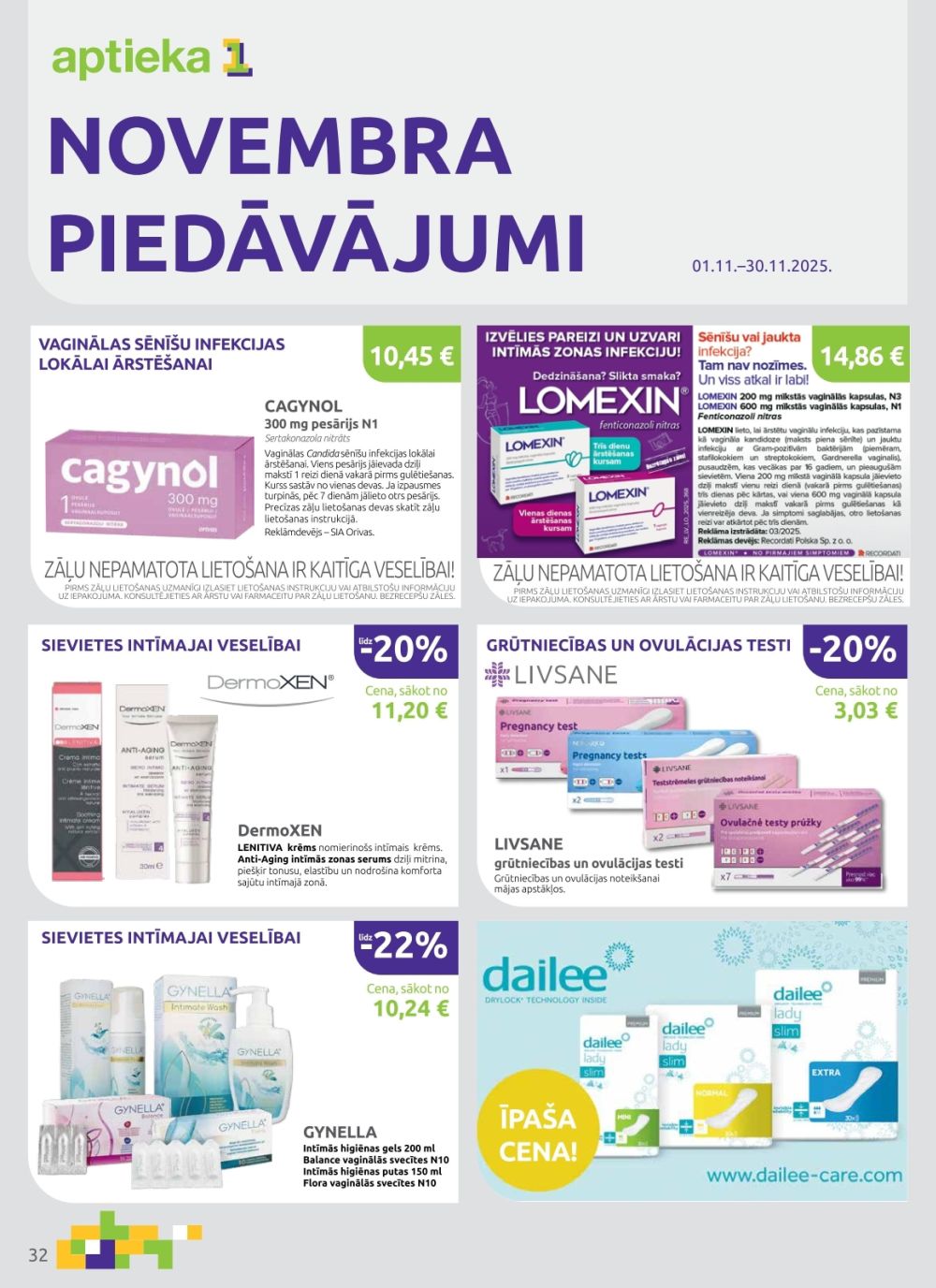 aptieka1 - APTIEKA1 (01.11.2025 - 30.11.2025) - page: 32 aptieka1 - APTIEKA1 (01.11.2025 - 30.11.2025) - page: 32