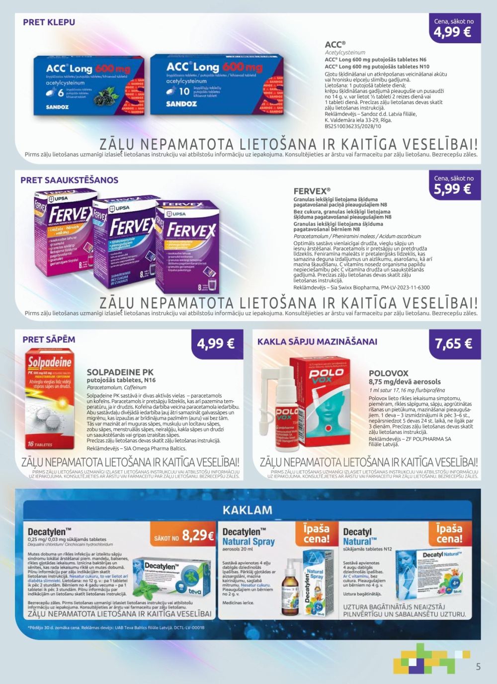 aptieka1 - APTIEKA1 (01.11.2025 - 30.11.2025) - page: 5 aptieka1 - APTIEKA1 (01.11.2025 - 30.11.2025) - page: 5