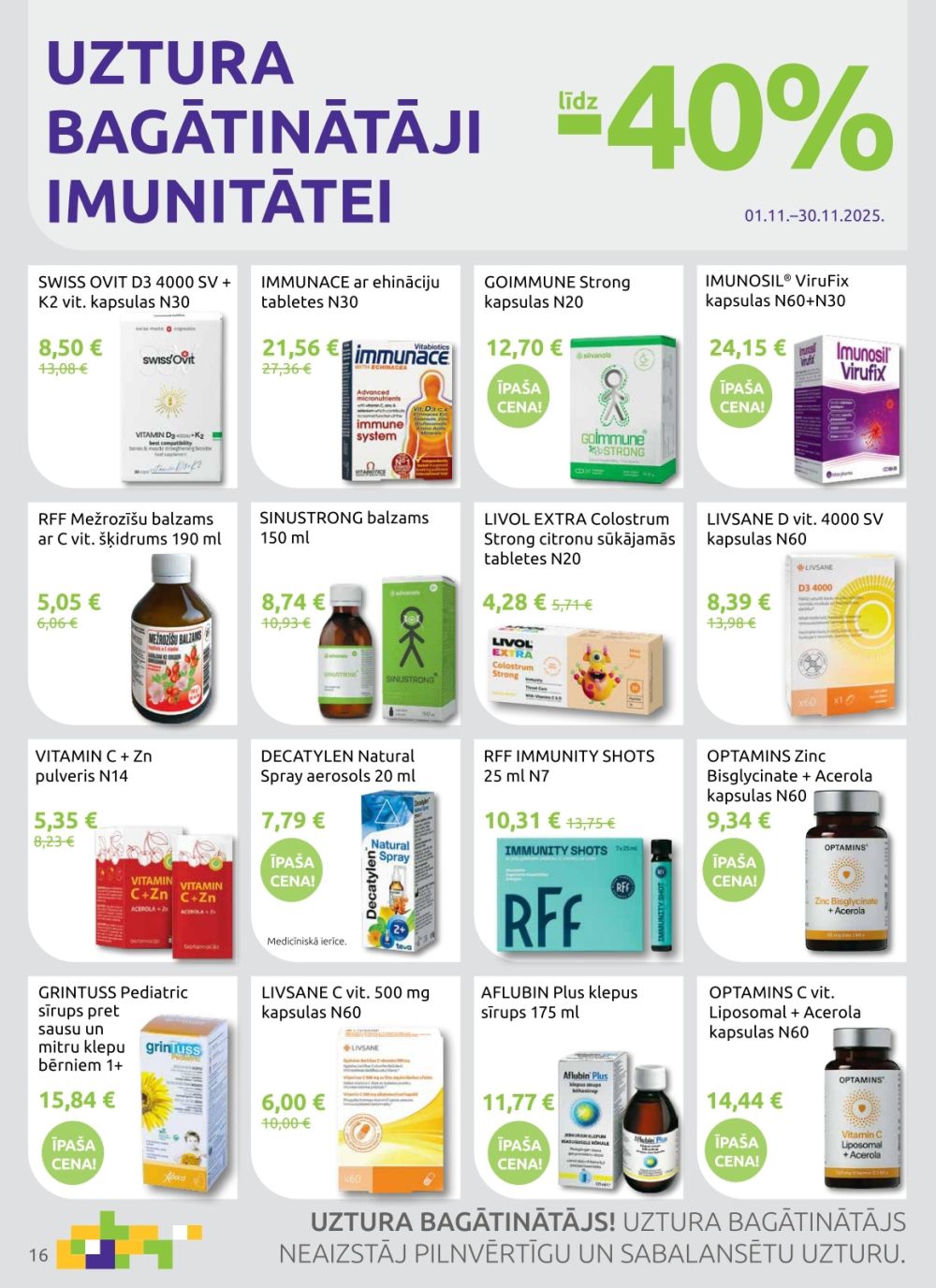 aptieka1 - APTIEKA1 (01.11.2025 - 30.11.2025) - page: 16 aptieka1 - APTIEKA1 (01.11.2025 - 30.11.2025) - page: 16