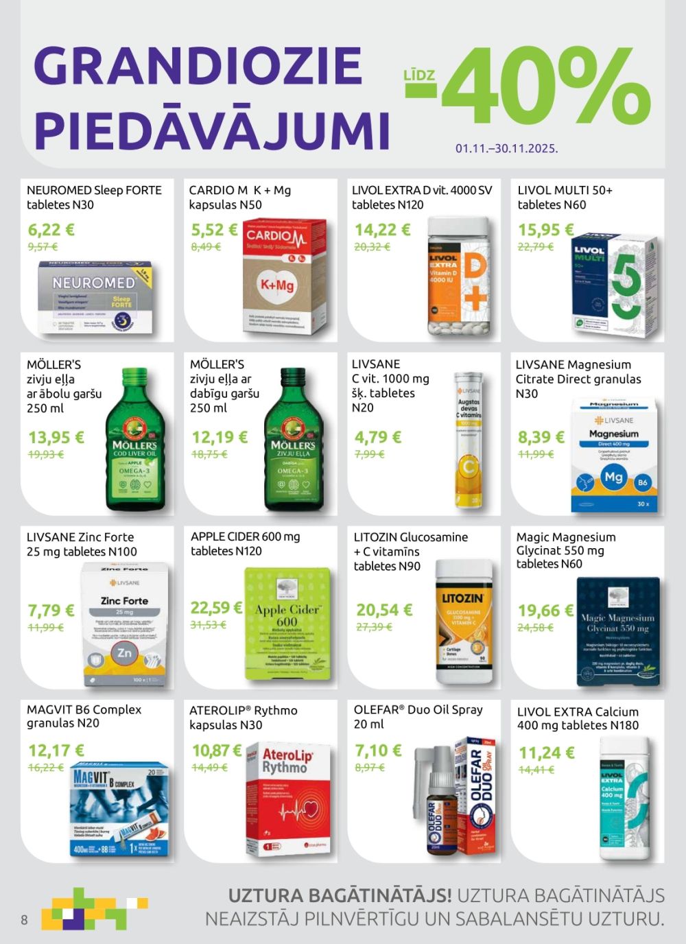 aptieka1 - APTIEKA1 (01.11.2025 - 30.11.2025) - page: 8 aptieka1 - APTIEKA1 (01.11.2025 - 30.11.2025) - page: 8