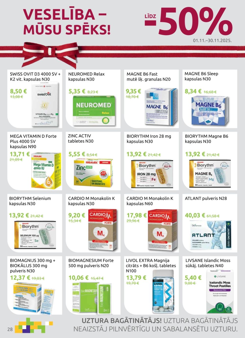 aptieka1 - APTIEKA1 (01.11.2025 - 30.11.2025) - page: 28 aptieka1 - APTIEKA1 (01.11.2025 - 30.11.2025) - page: 28