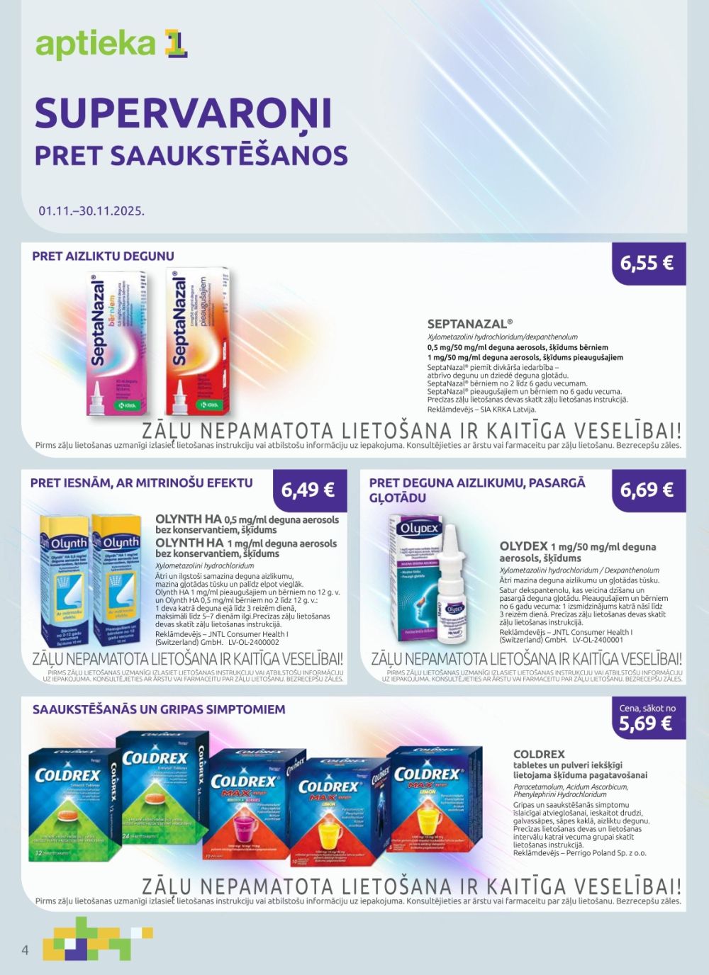 aptieka1 - APTIEKA1 (01.11.2025 - 30.11.2025) - page: 4 aptieka1 - APTIEKA1 (01.11.2025 - 30.11.2025) - page: 4