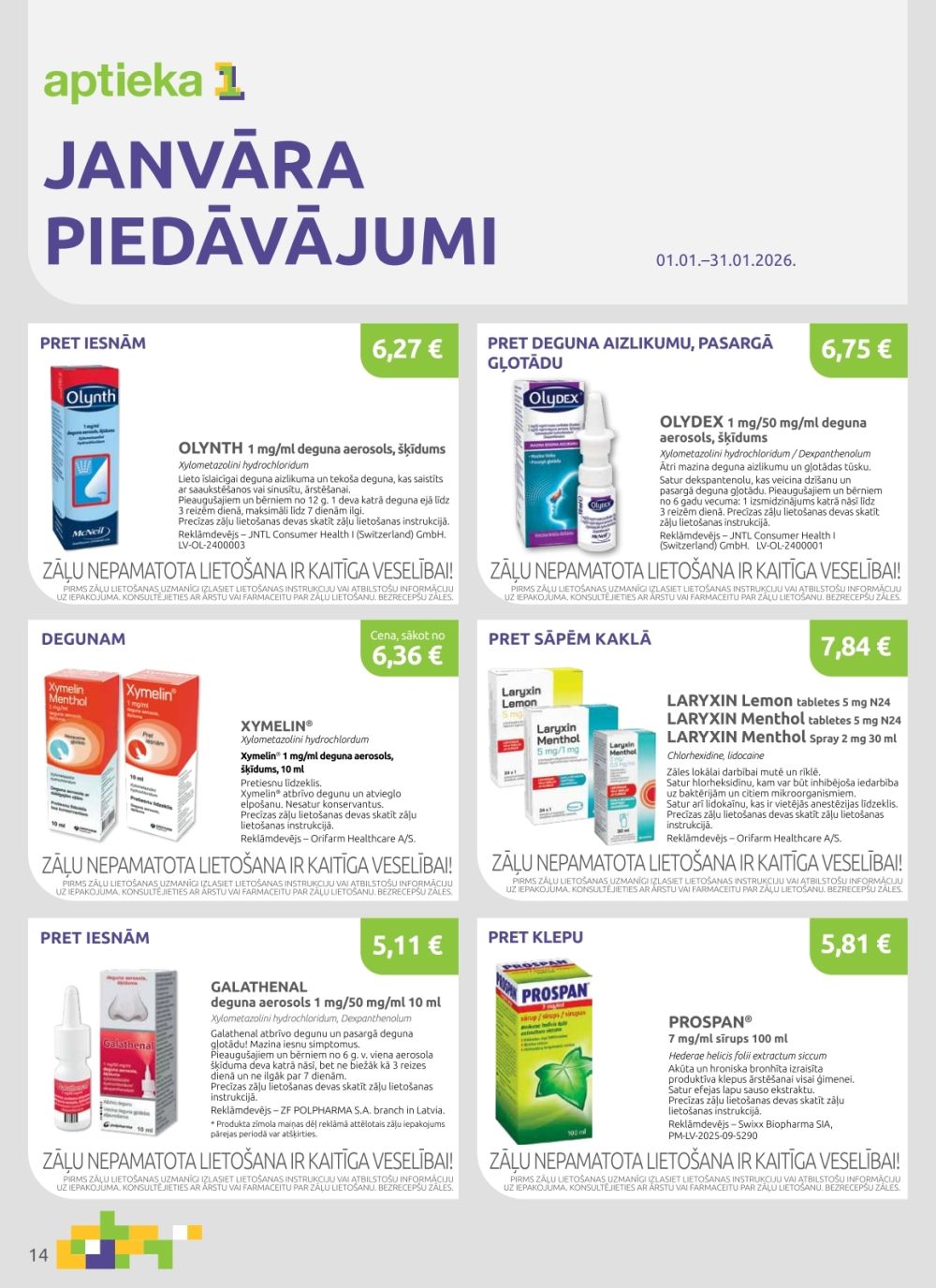 aptieka1 - APTIEKA1 (01.01.2026 - 31.01.2026) - page: 14