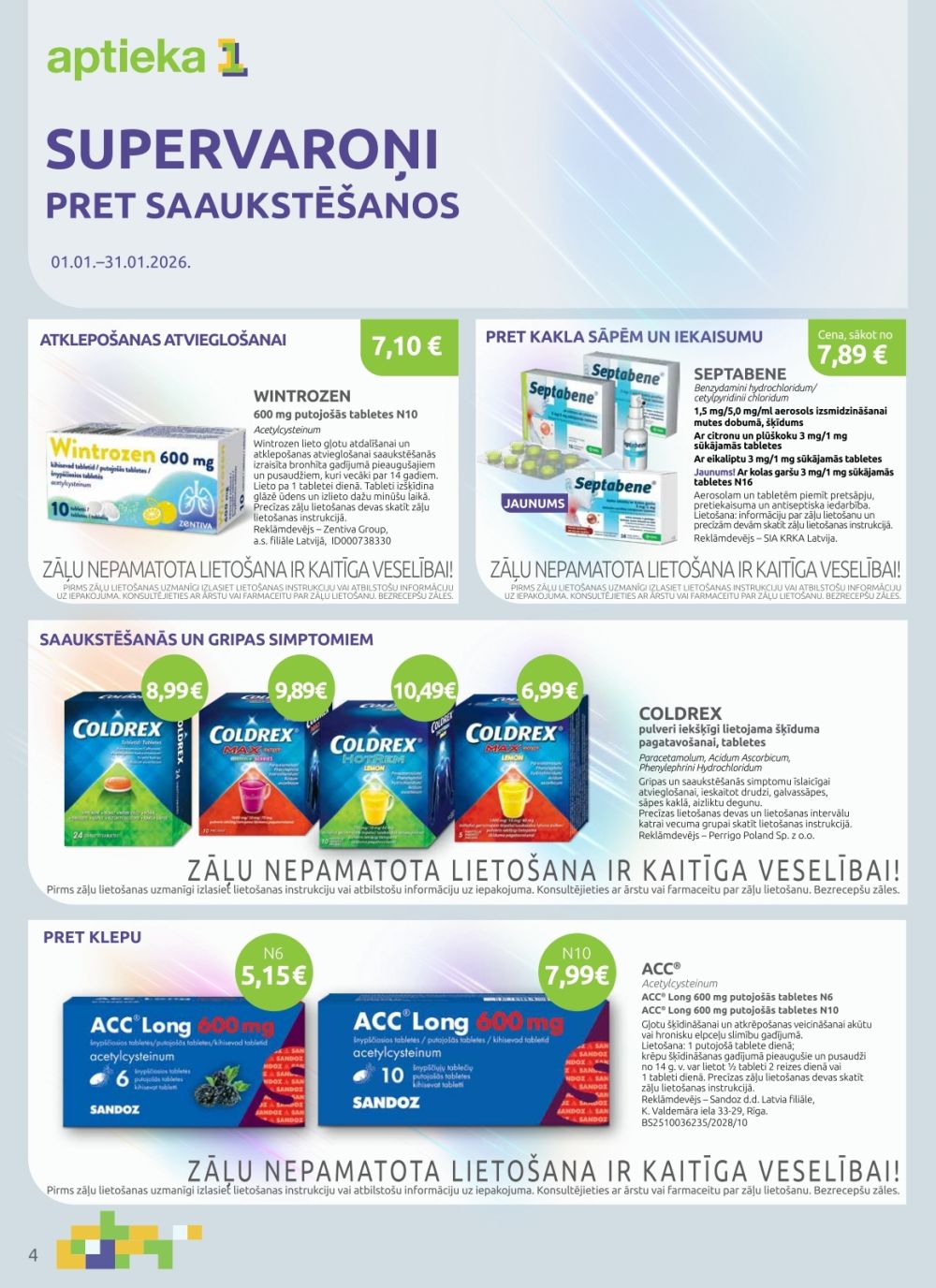 aptieka1 - APTIEKA1 (01.01.2026 - 31.01.2026) - page: 4