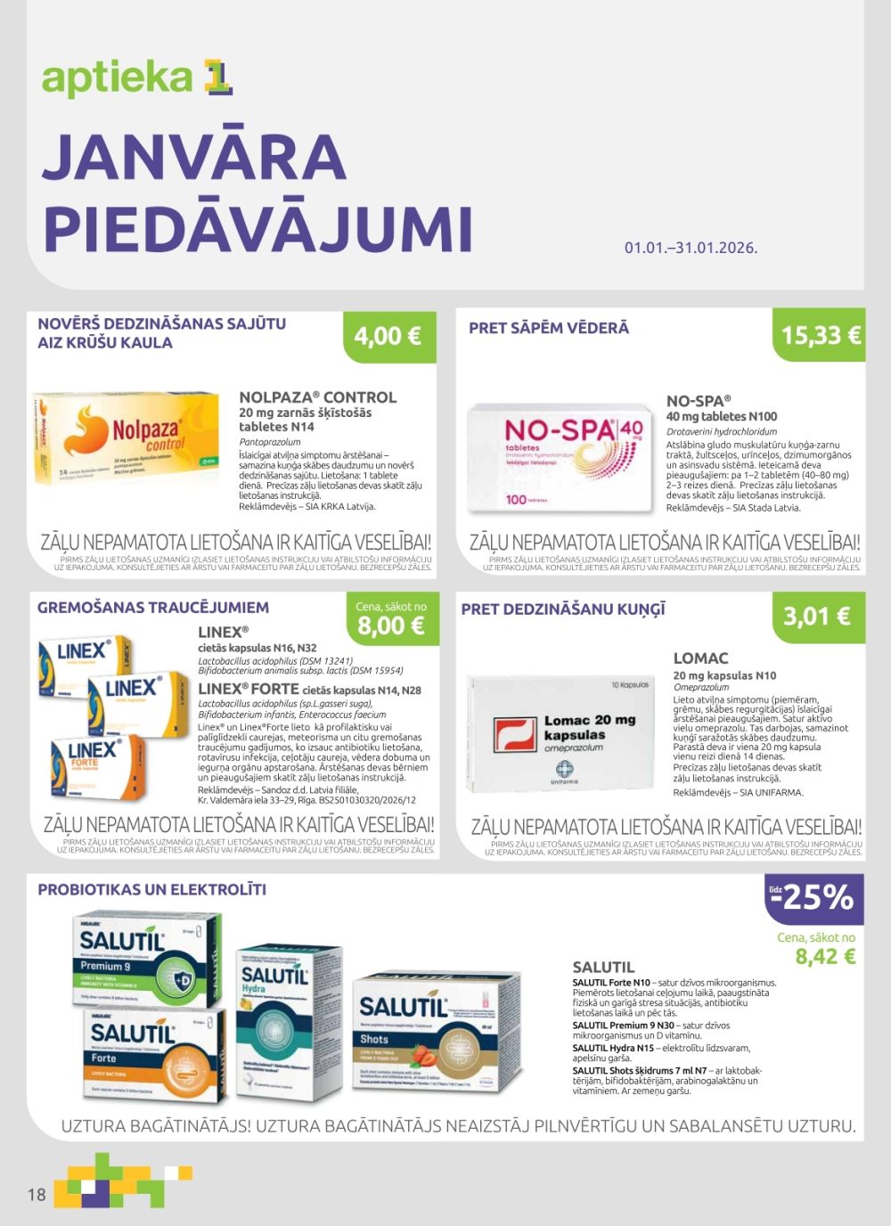 aptieka1 - APTIEKA1 (01.01.2026 - 31.01.2026) - page: 18