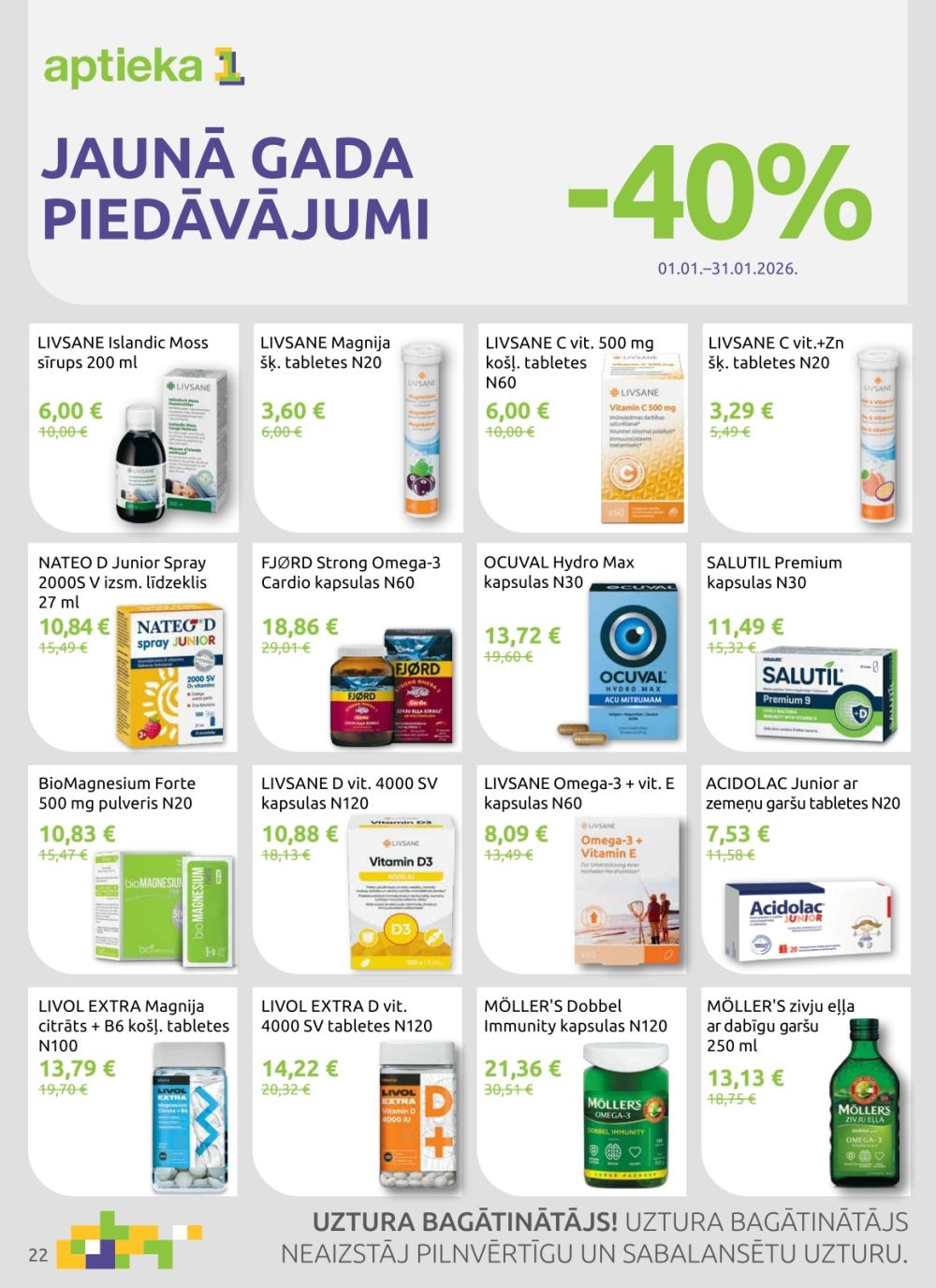 aptieka1 - APTIEKA1 (01.01.2026 - 31.01.2026) - page: 22