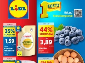 18 nädalal (29.04.2024-05.05.2024) uusimad LIDL sooduspakkumised