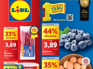 18 nedēļas (2024.04.29-05.05) jaunākie LIDL akciju piedāvājumi