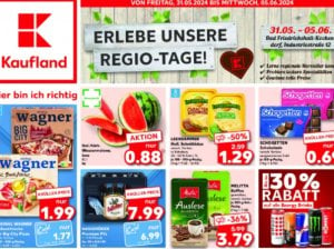 Die relevantesten Rabatte bei empfohlenen Supermärkten (FAMILA NORDWEST, LIDL, GLOBUS, EDEKA, KAUFLAND und PENNY) für 22 Wochen (27.05.2024-01.06.)