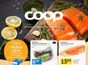 Populaarsemate supermarketite (LIDL ja COOP) suurimad allahindlused 25. nädalal (2024.06.17-06.23)