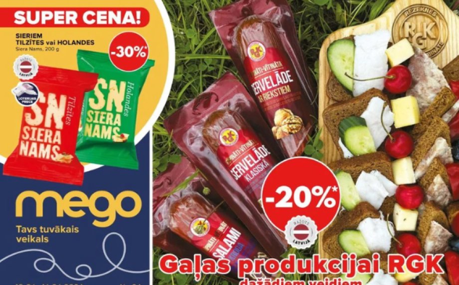 Leteicamā lielveikala (LIDL, MAXIMA, MEGO, ELVI, CITRO) labākie piedāvājumi 24 nedēļas (2024.06.10-06.16)