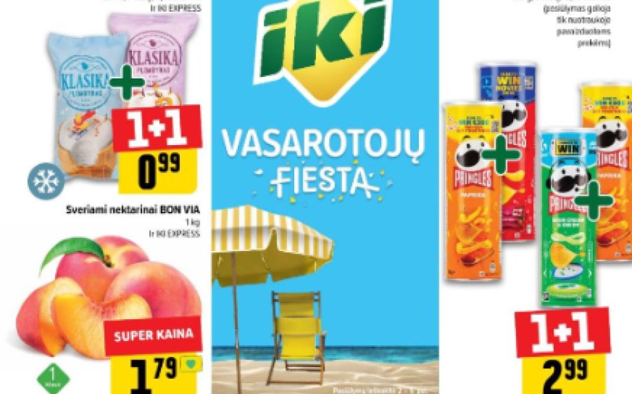 27 savaitės (2024.07.01-07.07) geriausių prekybos centru (LIDL, IKI, THOMAS PHILIPPS ir NORFA) aktualiausi pasiūlymai ir nuolaidos