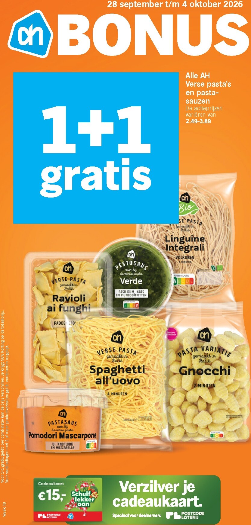 albert-heijn - Albert Heijn folder voor volgende week van maandag 28-09-2026 tot zondag 04-10-2026 - page: 1