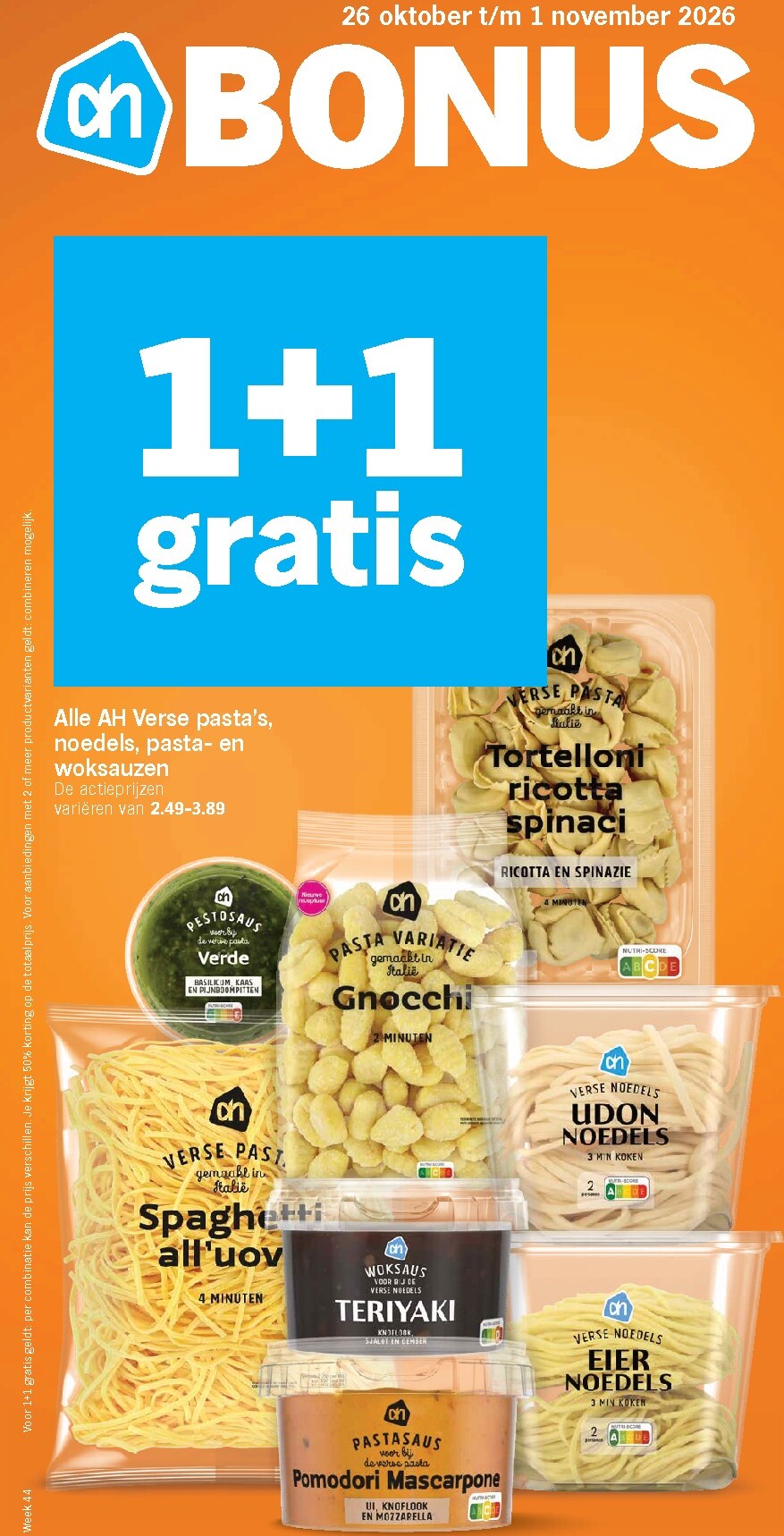 albert-heijn - Albert Heijn folder voor volgende week van maandag 26-10-2026 tot zondag 01-11-2026 - page: 1
