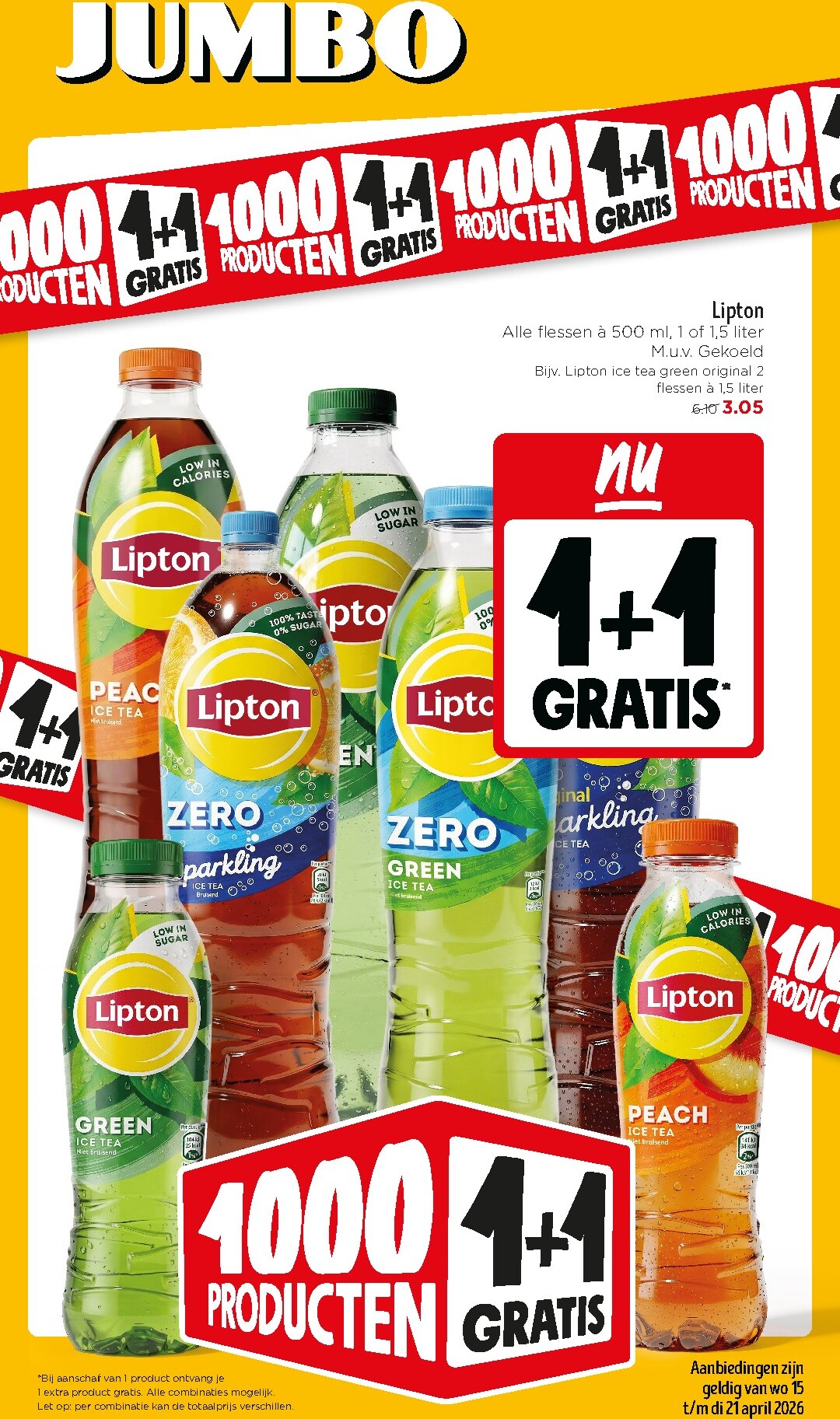 jumbo - Jumbo folder voor volgende week van woensdag 15-04-2026 tot dinsdag 21-04-2026 - page: 1