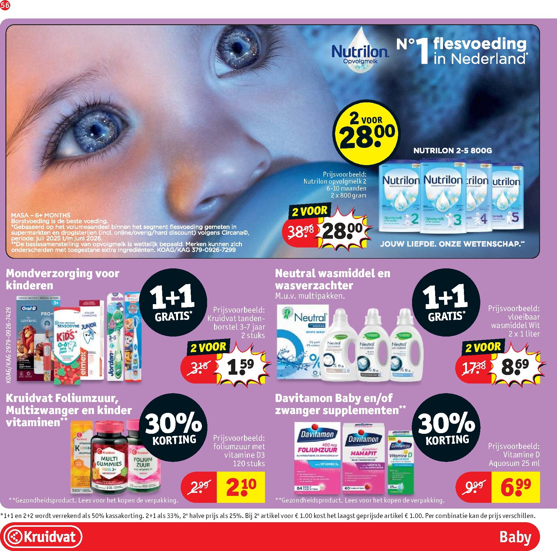 kruidvat - Kruidvat folder voor volgende week van dinsdag 27-10-2026 tot zondag 08-11-2026 - page: 58